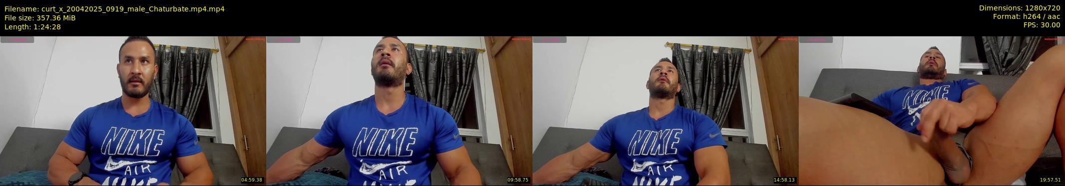 curt_x — 85 minute Chaturbate male cam show recording, 720p, Apr 20, 2025