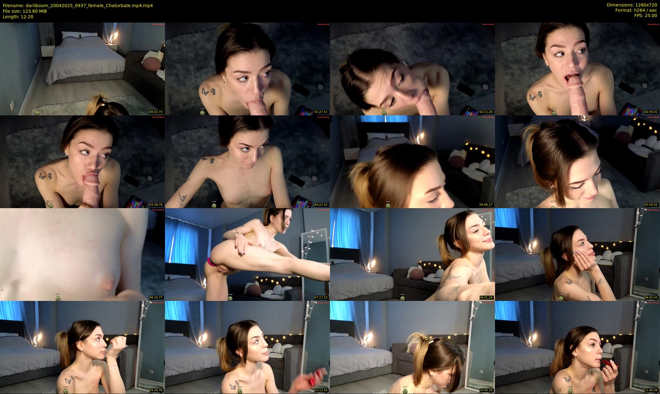 darilboom — 13 minute Chaturbate female cam show recording, 720p, Apr 20, 2025