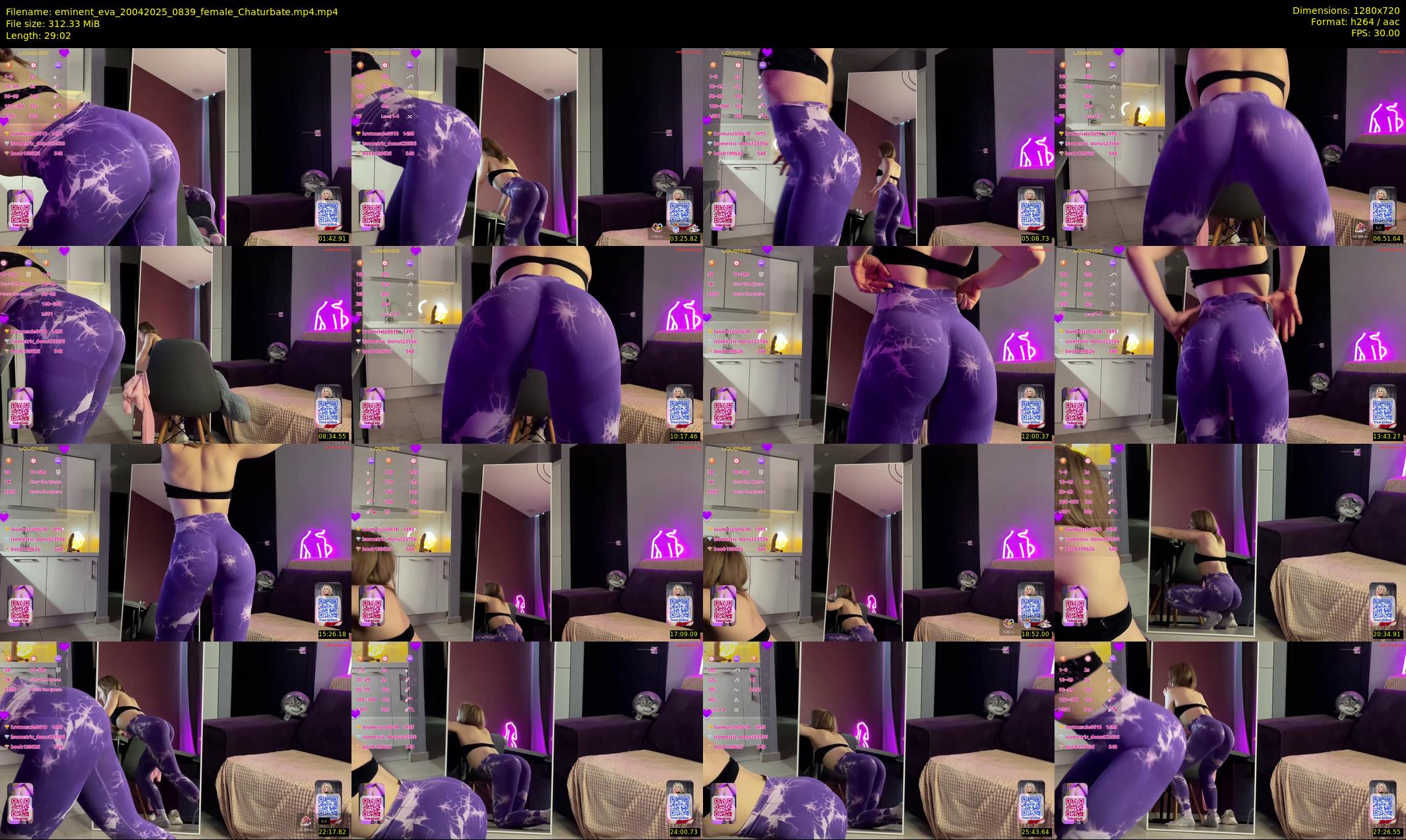 eminent_eva — 30 minute Chaturbate female cam show recording, 720p, Apr 20, 2025