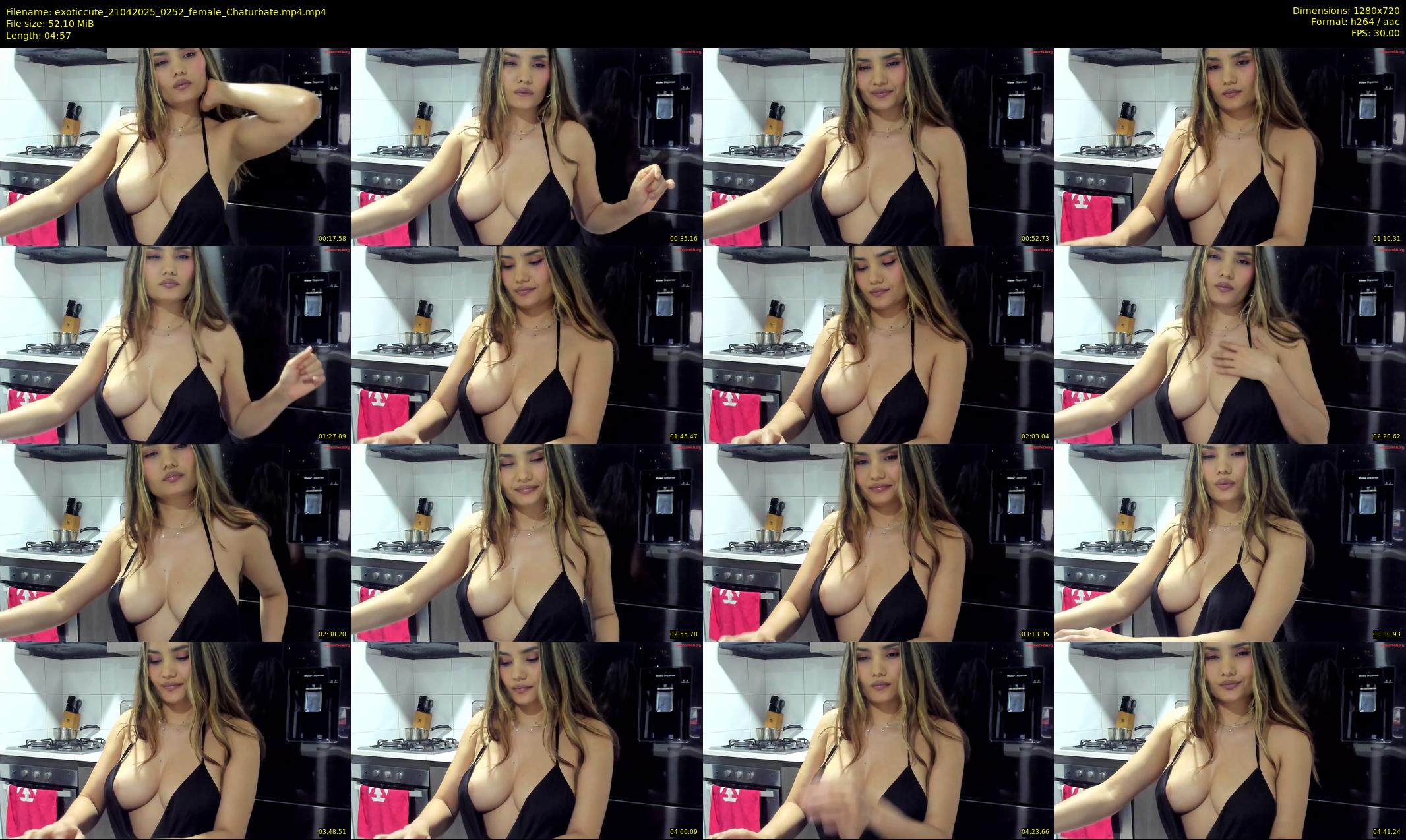 exoticcute — 5 minute Chaturbate female cam show recording, 720p, Apr 21, 2025
