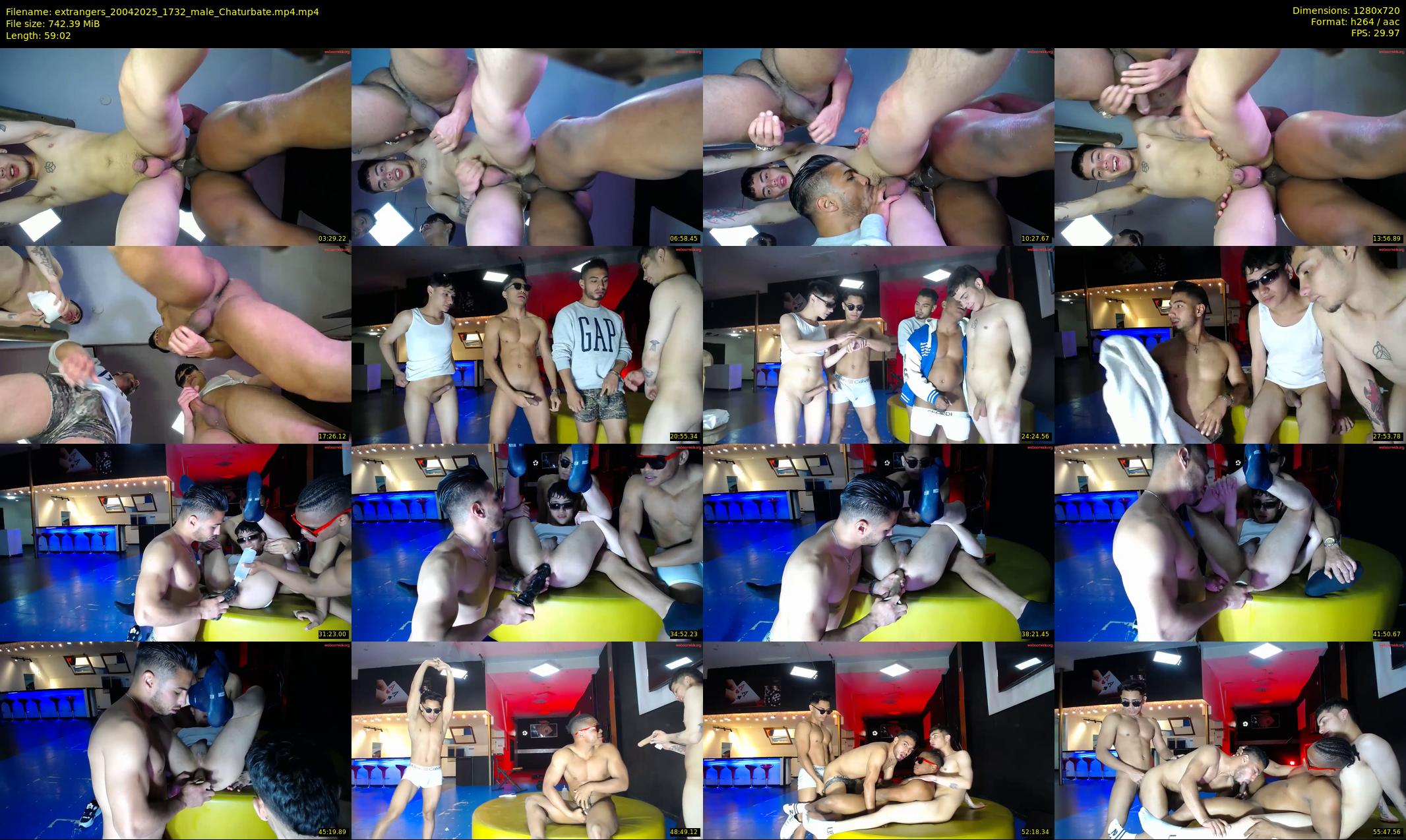 extrangers — 60 minute Chaturbate male cam show recording, 720p, Apr 20, 2025