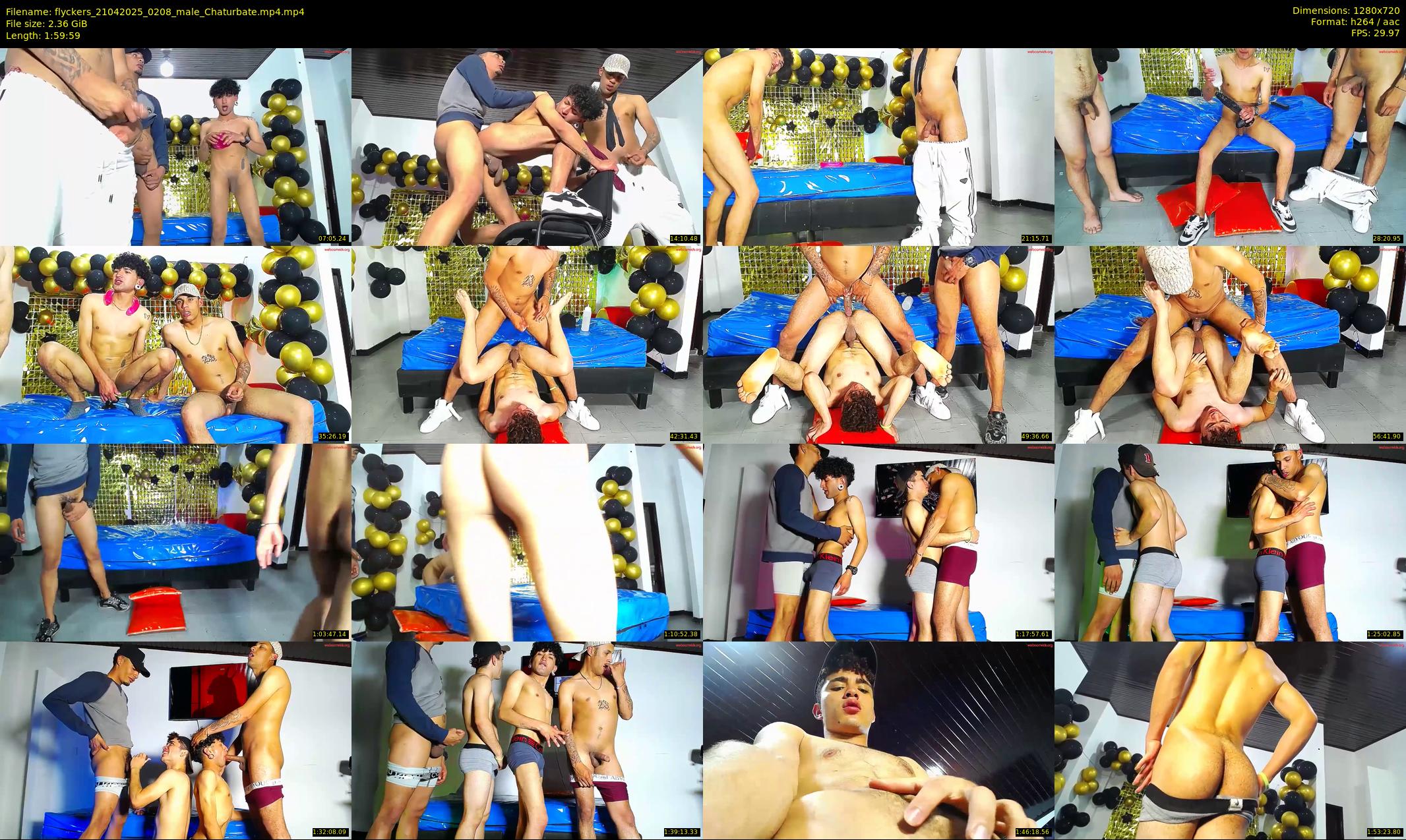 flyckers — 120 minute Chaturbate male cam show recording, 720p, Apr 21, 2025
