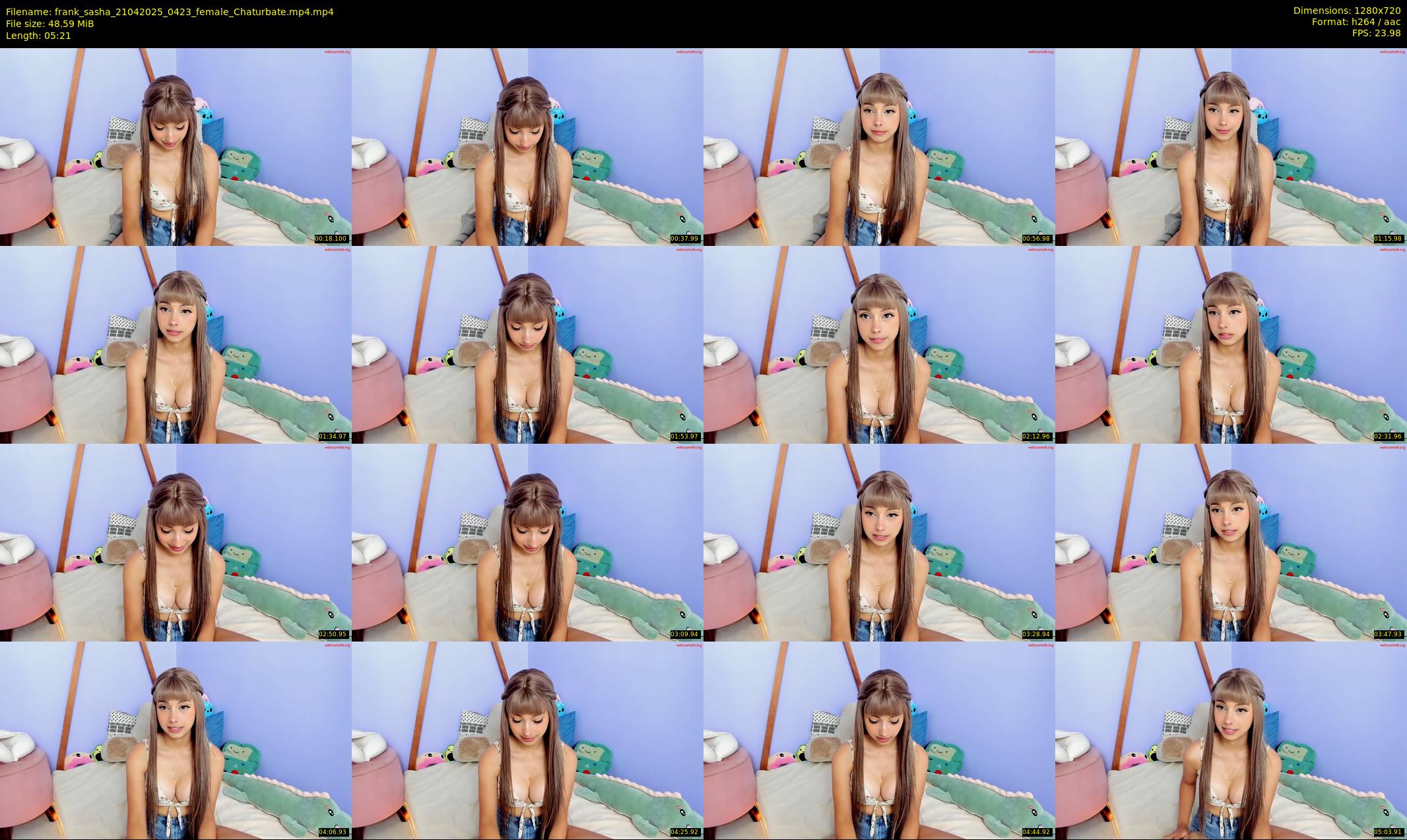 frank_sasha — 6 minute Chaturbate couple cam show recording, 720p, Apr 21, 2025