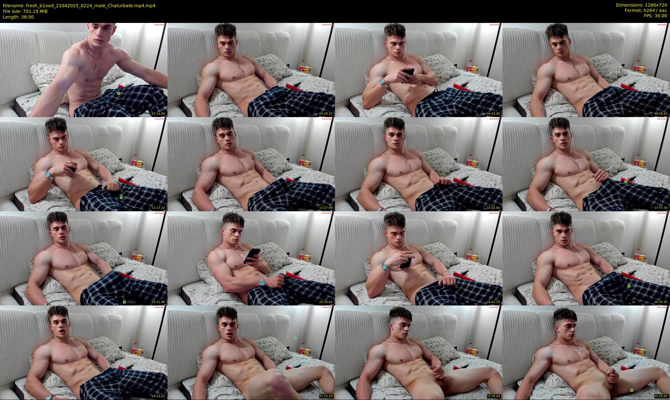 fresh_b1ood — 38 minute Chaturbate male cam show recording, 720p, Apr 21, 2025
