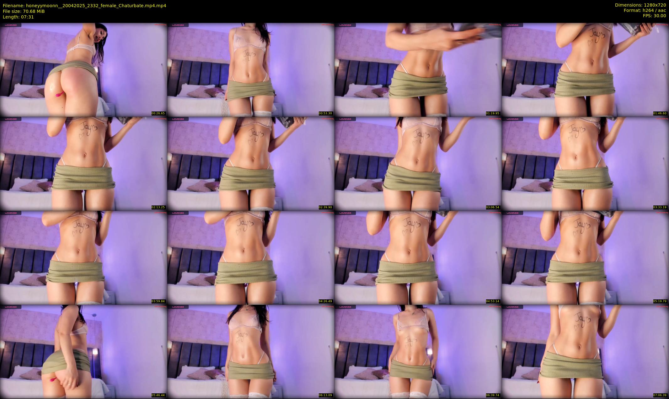 honeyymoonn_ — 8 minute Chaturbate female cam show recording, 720p, Apr 20, 2025