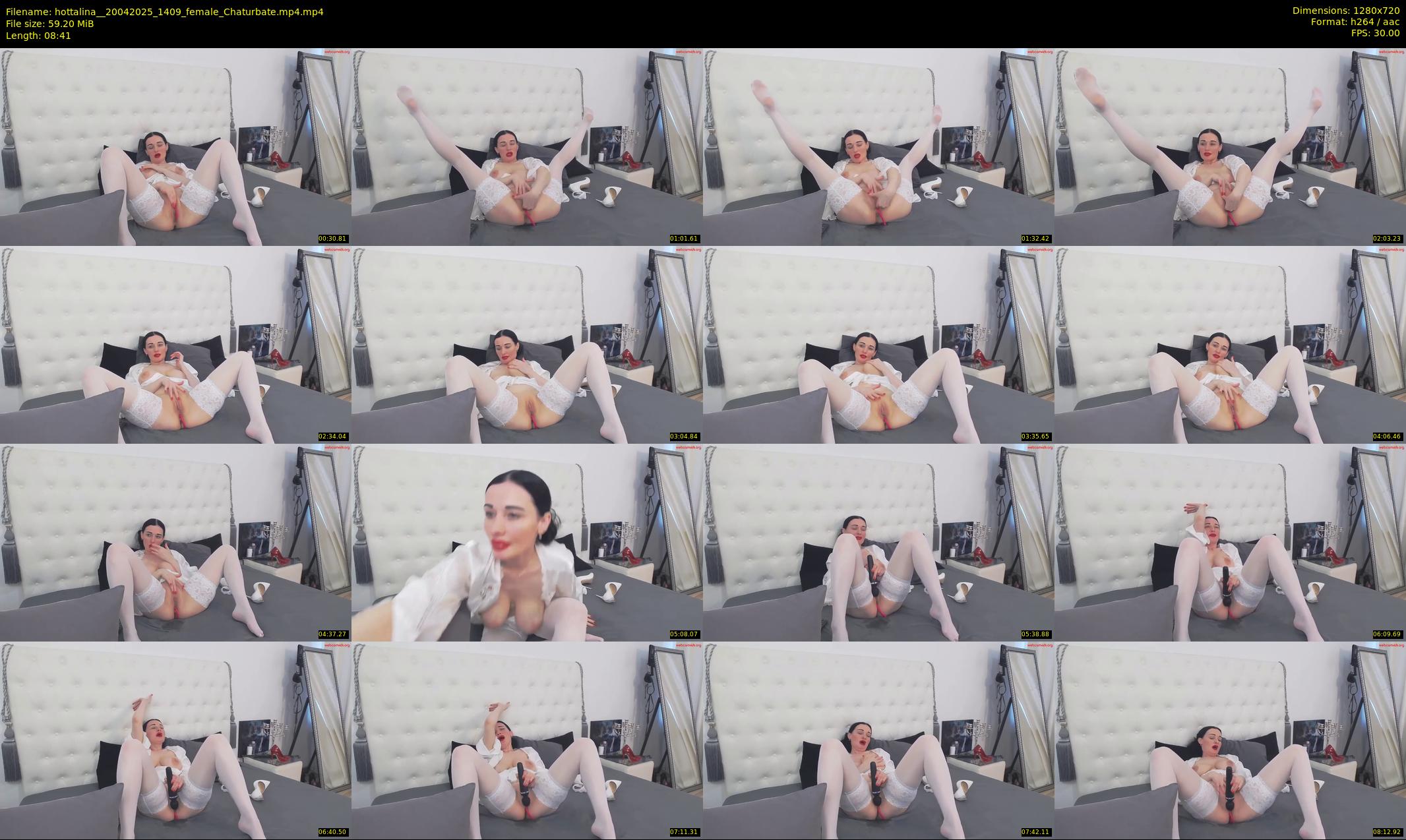 hottalina_ — 9 minute Chaturbate female cam show recording, 720p, Apr 20, 2025