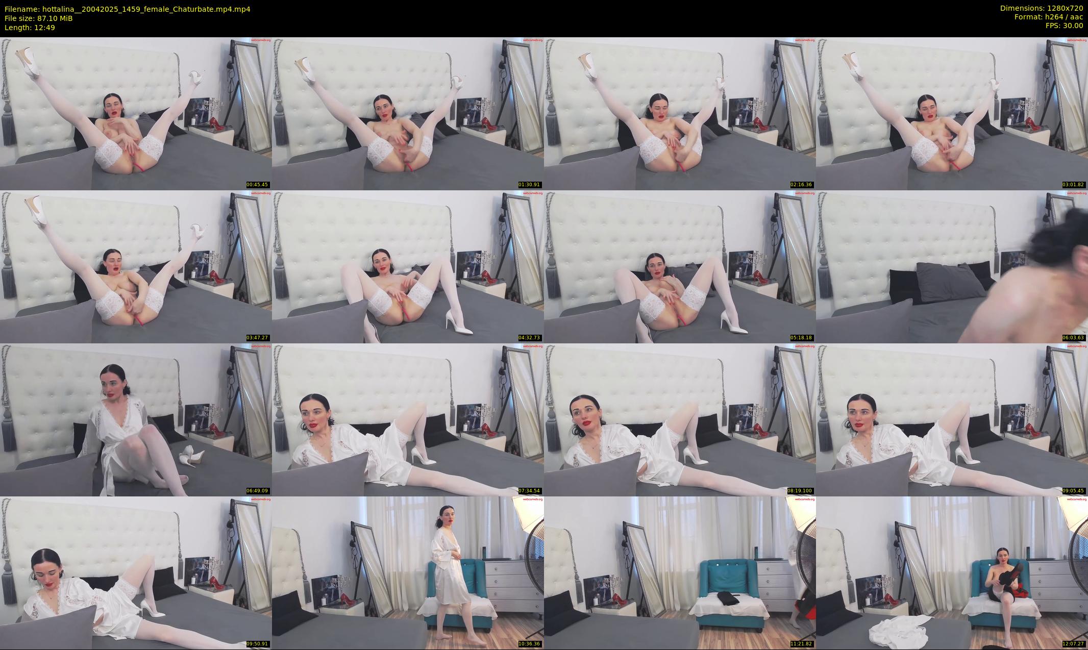 hottalina_ — 13 minute Chaturbate female cam show recording, 720p, Apr 20, 2025
