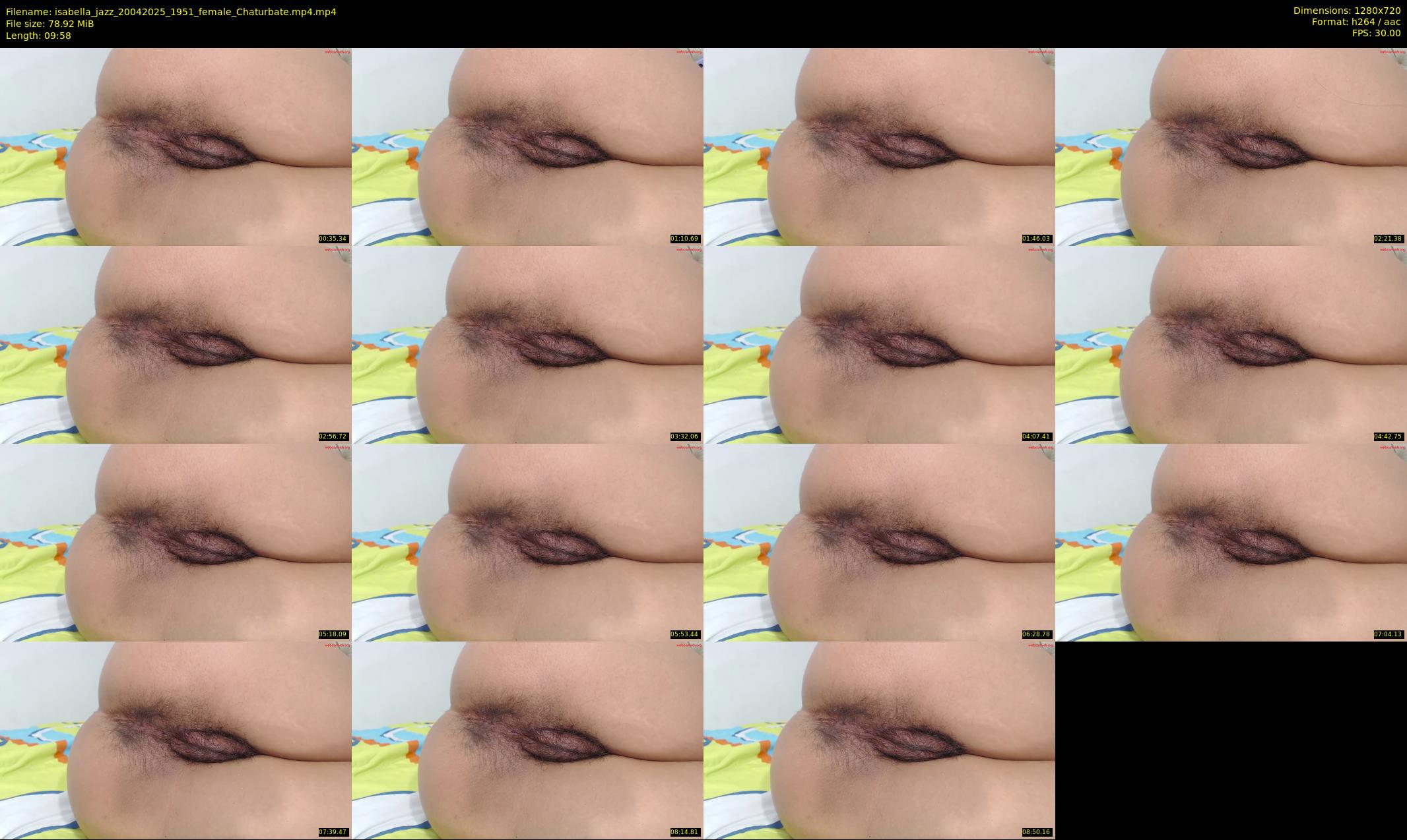 isabella_jazz — 10 minute Chaturbate female cam show recording, 720p, Apr 20, 2025