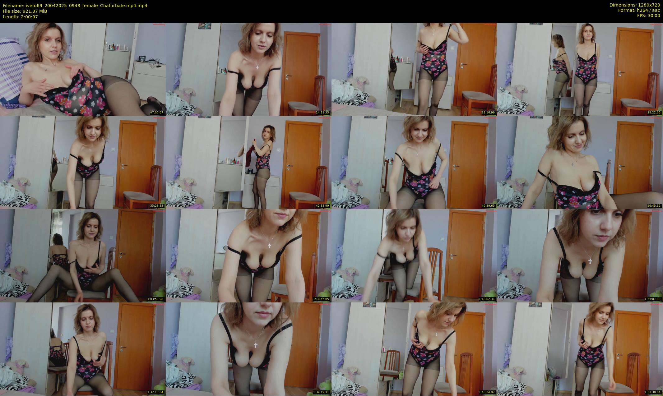 iveto69 — 121 minute Chaturbate female cam show recording, 720p, Apr 20, 2025