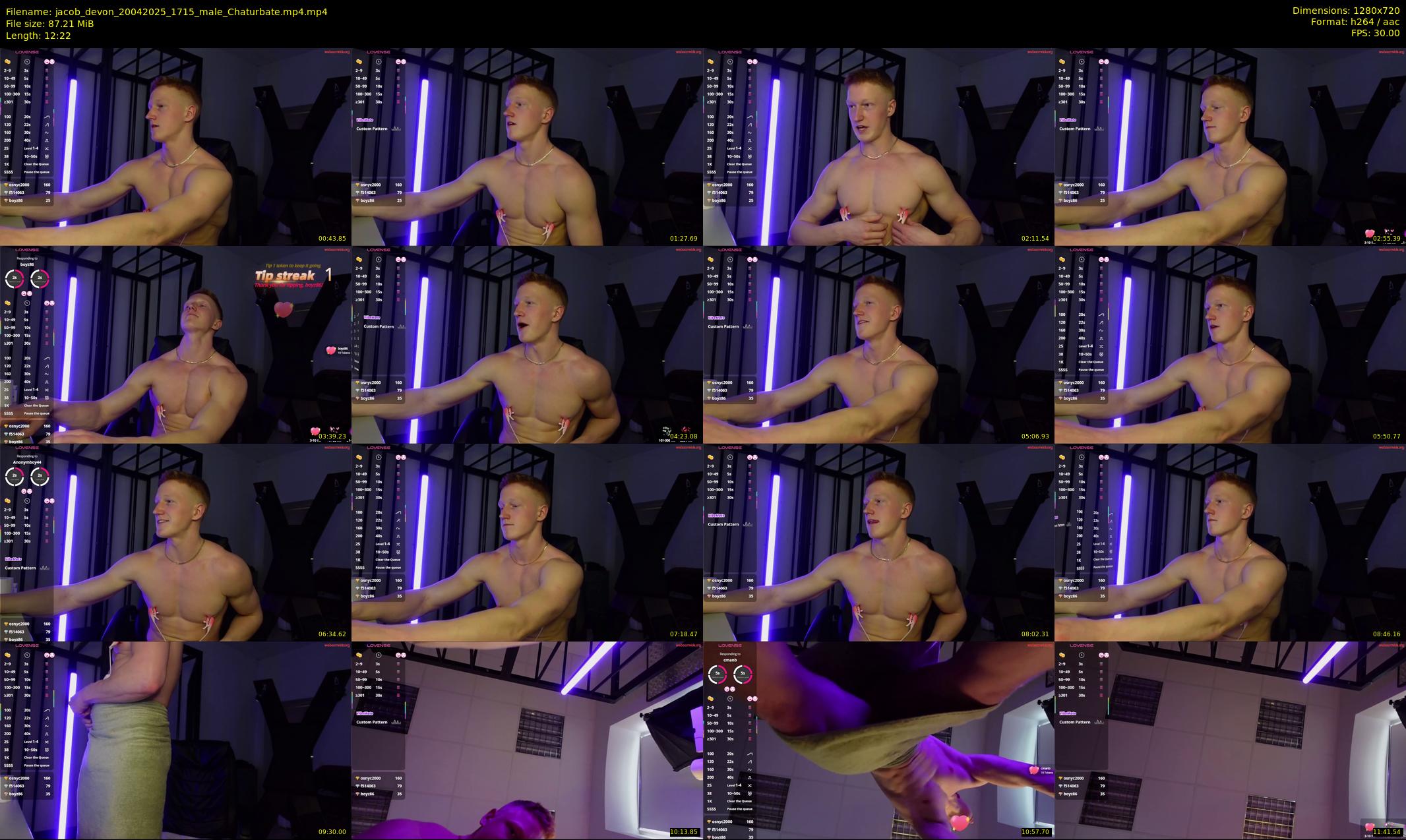 jacob_devon — 13 minute Chaturbate male cam show recording, 720p, Apr 20, 2025