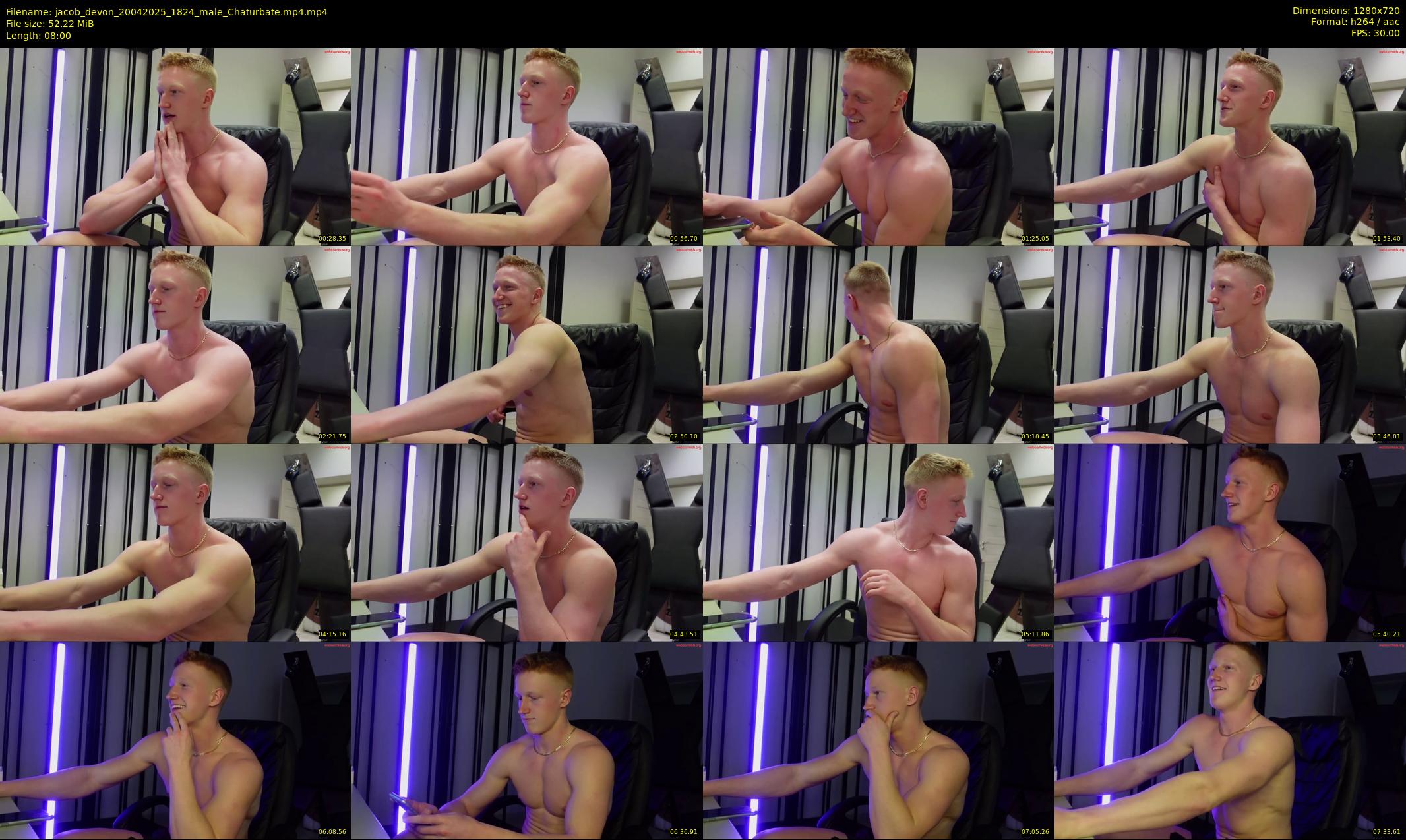 jacob_devon — 8 minute Chaturbate male cam show recording, 720p, Apr 20, 2025
