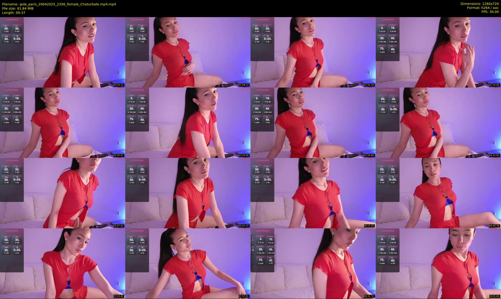 jade_paris — 10 minute Chaturbate female cam show recording, 720p, Apr 20, 2025