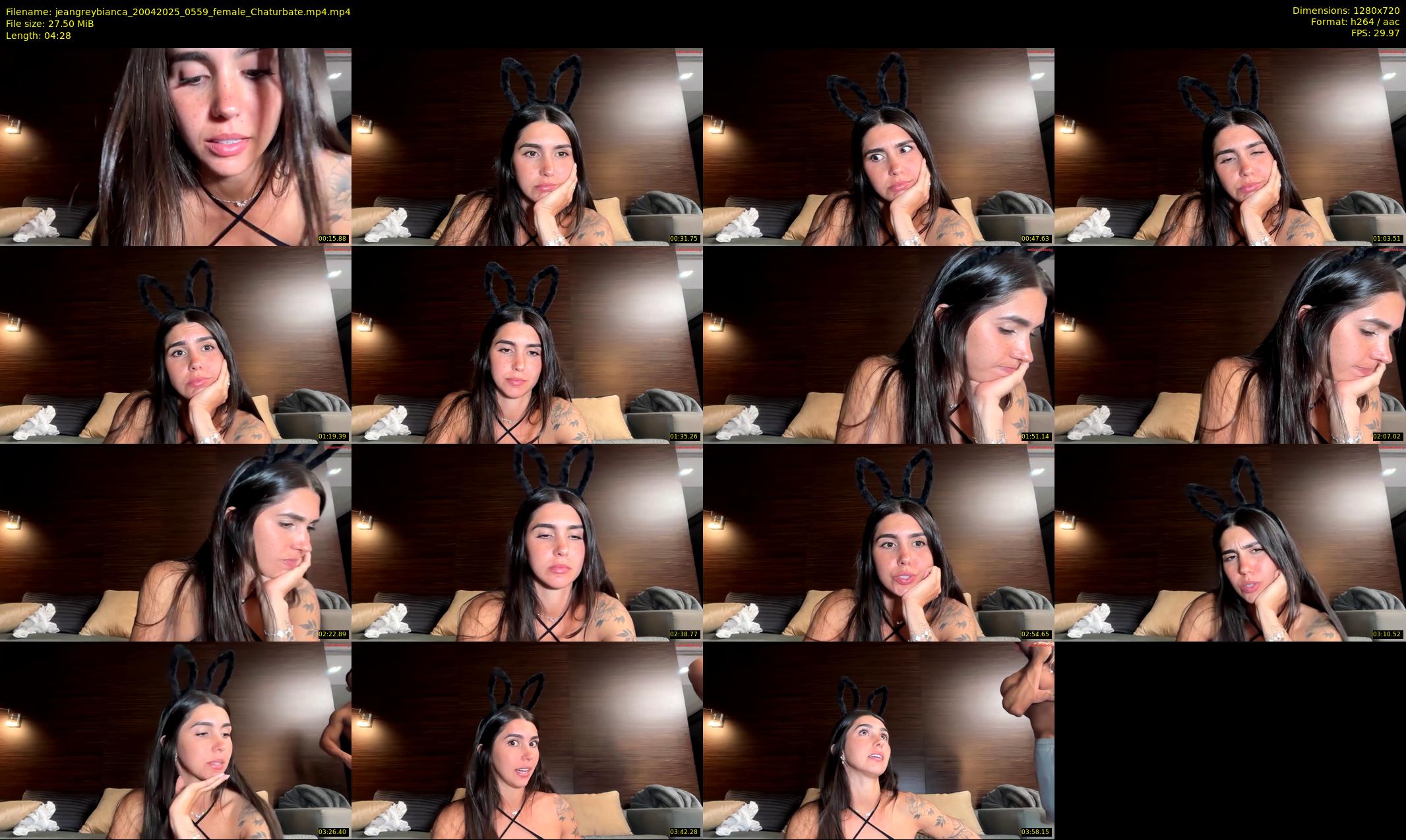 jeangreybianca — 5 minute Chaturbate female cam show recording, 720p, Apr 20, 2025