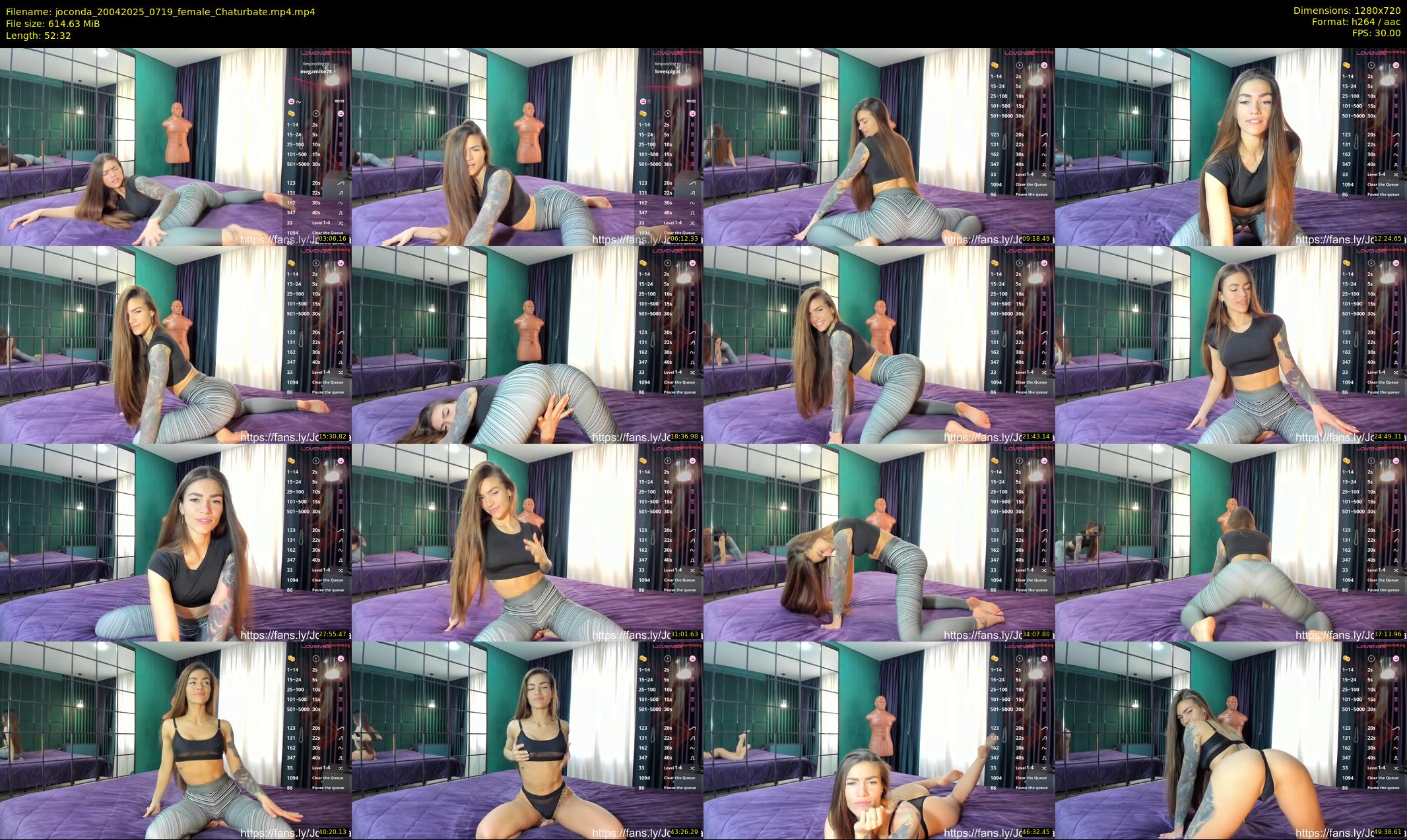 joconda — 53 minute Chaturbate female cam show recording, 720p, Apr 20, 2025