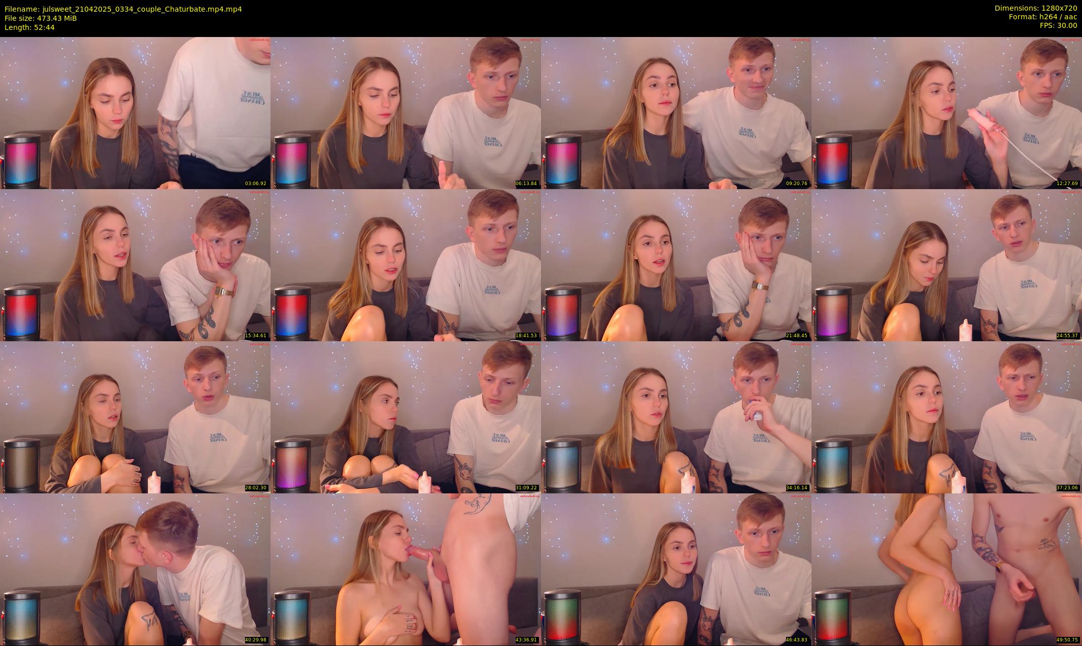 julsweet — 53 minute Chaturbate male cam show recording, 720p, Apr 21, 2025