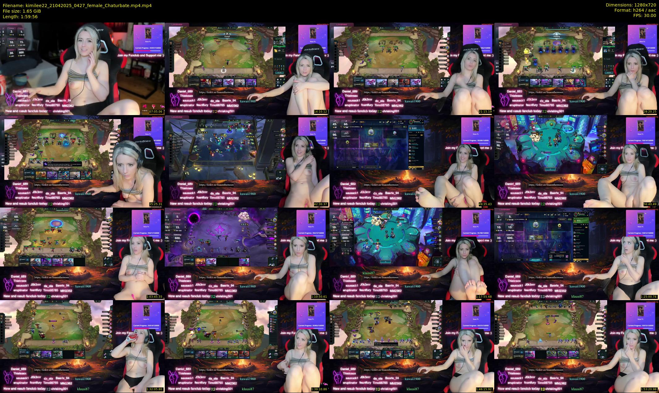 kimilee22 — 120 minute Chaturbate female cam show recording, 720p, Apr 21, 2025