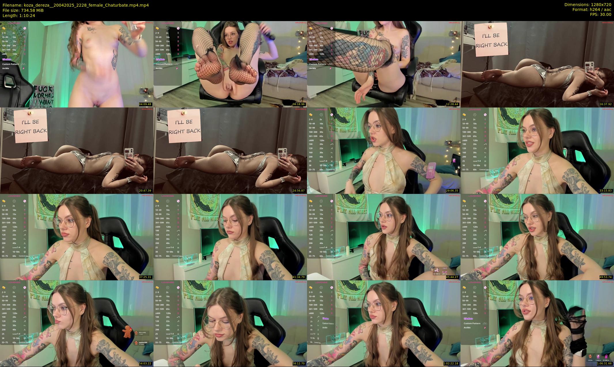 koza_dereza_ — 71 minute Chaturbate female cam show recording, 720p, Apr 20, 2025