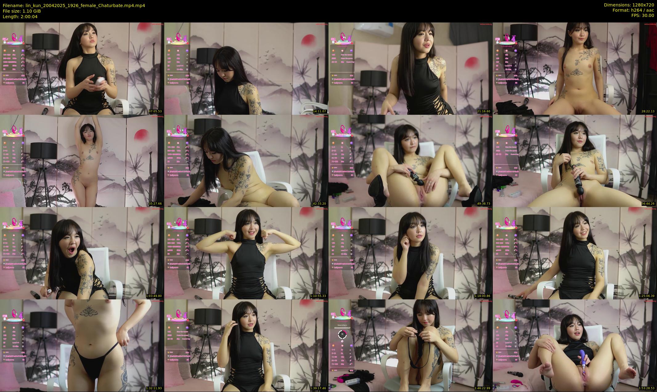 lin_kun — 121 minute Chaturbate female cam show recording, 720p, Apr 20, 2025