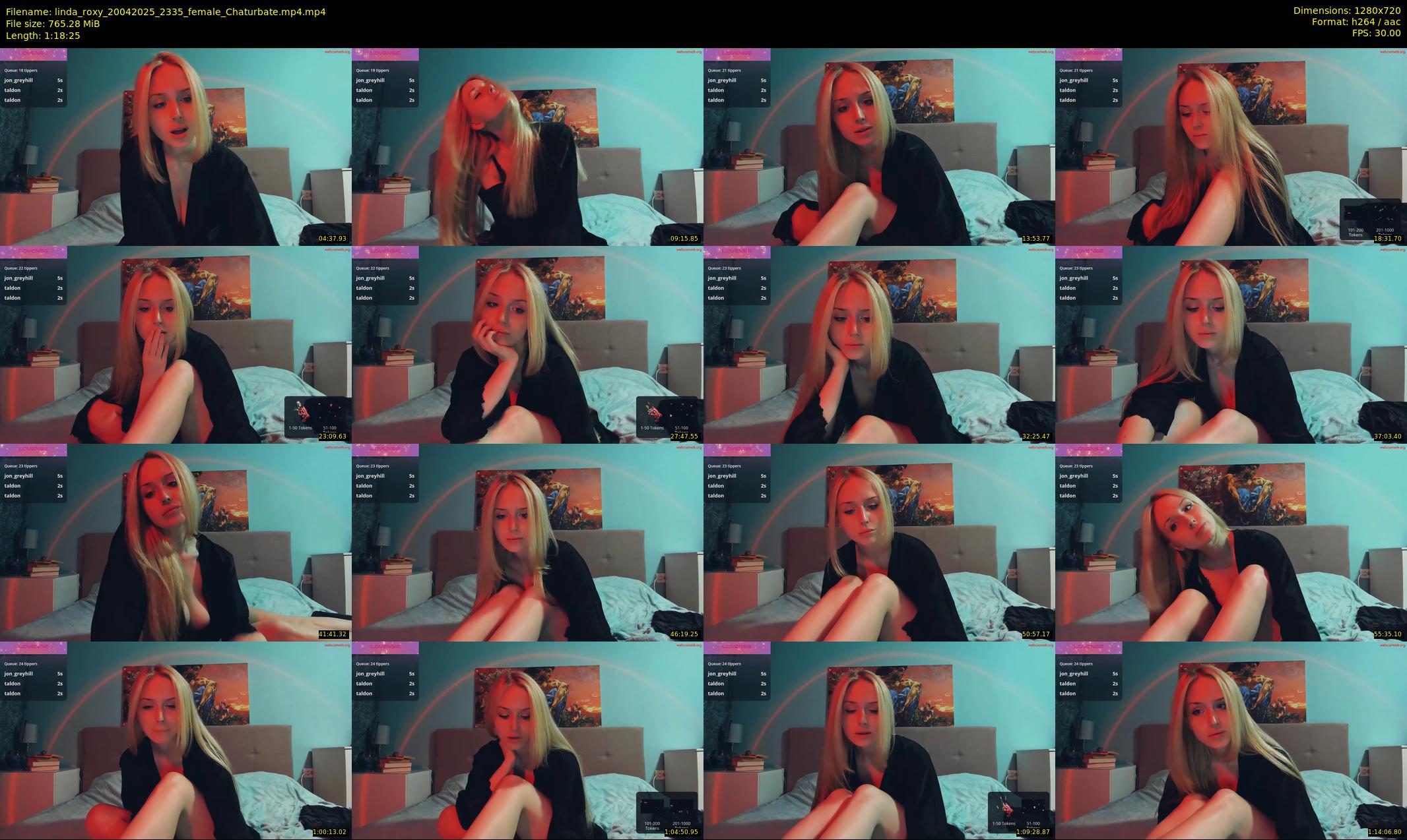 linda_roxy — 79 minute Chaturbate female cam show recording, 720p, Apr 20, 2025