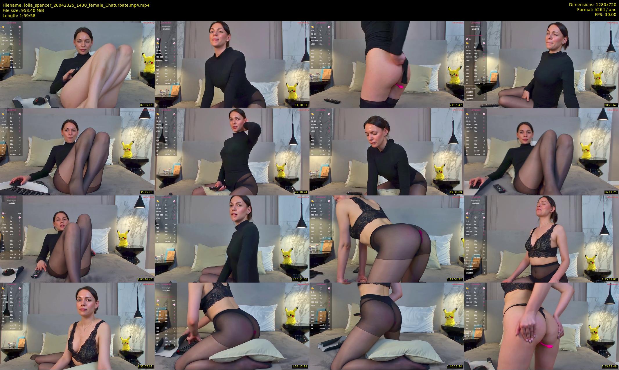 lolla_spencer — 120 minute Chaturbate female cam show recording, 720p, Apr 20, 2025