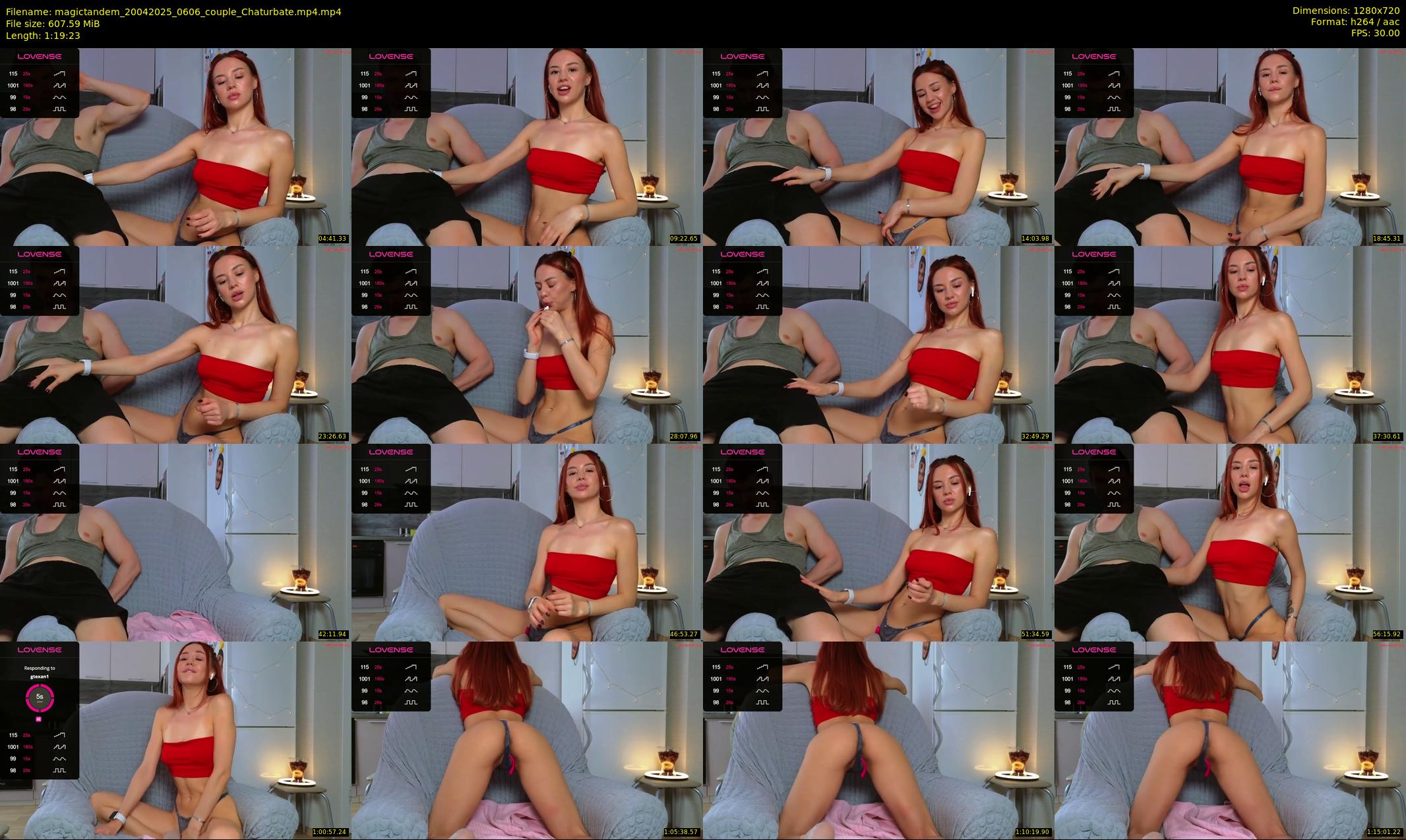 magictandem — 80 minute Chaturbate couple cam show recording, 720p, Apr 20, 2025