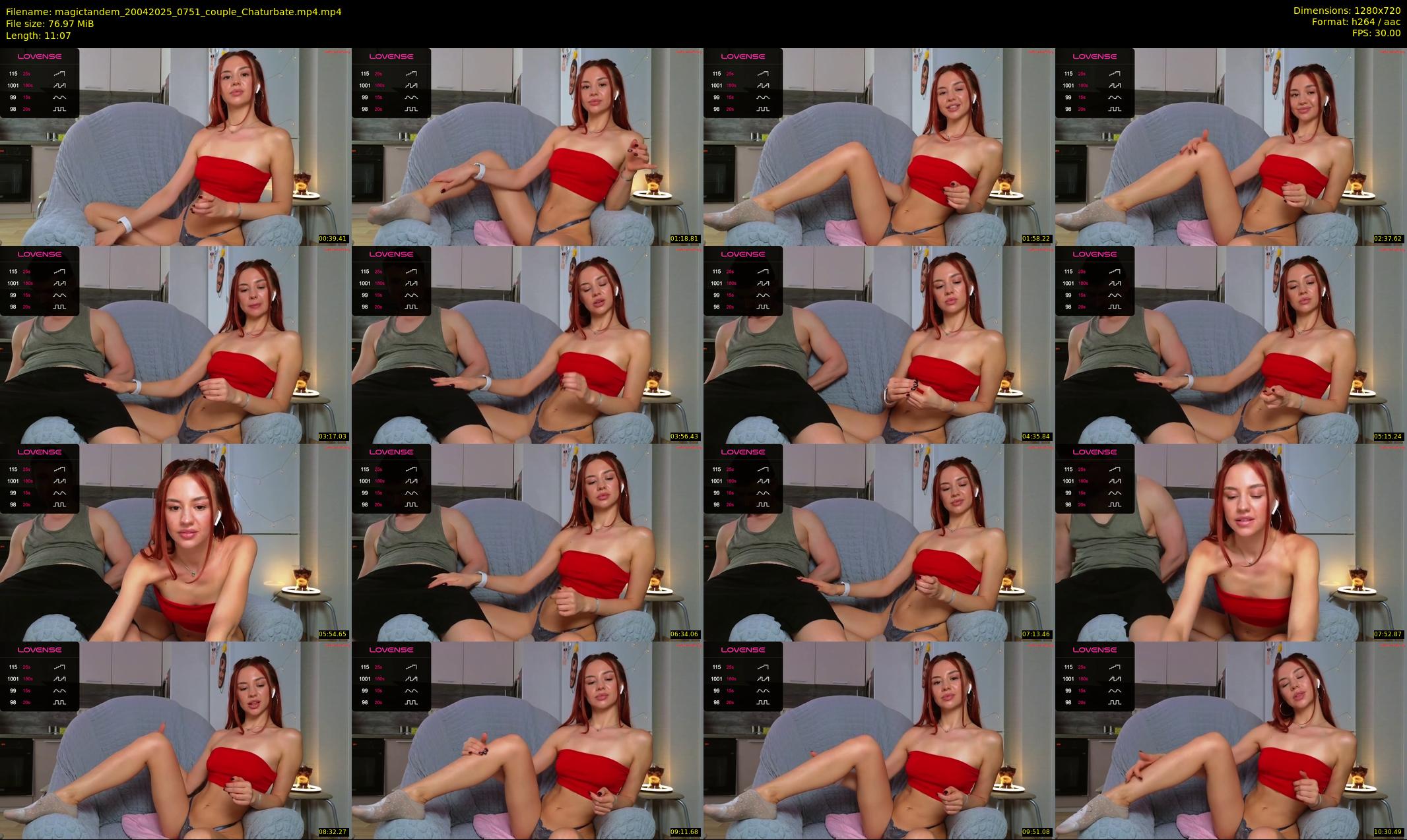 magictandem — 12 minute Chaturbate couple cam show recording, 720p, Apr 20, 2025