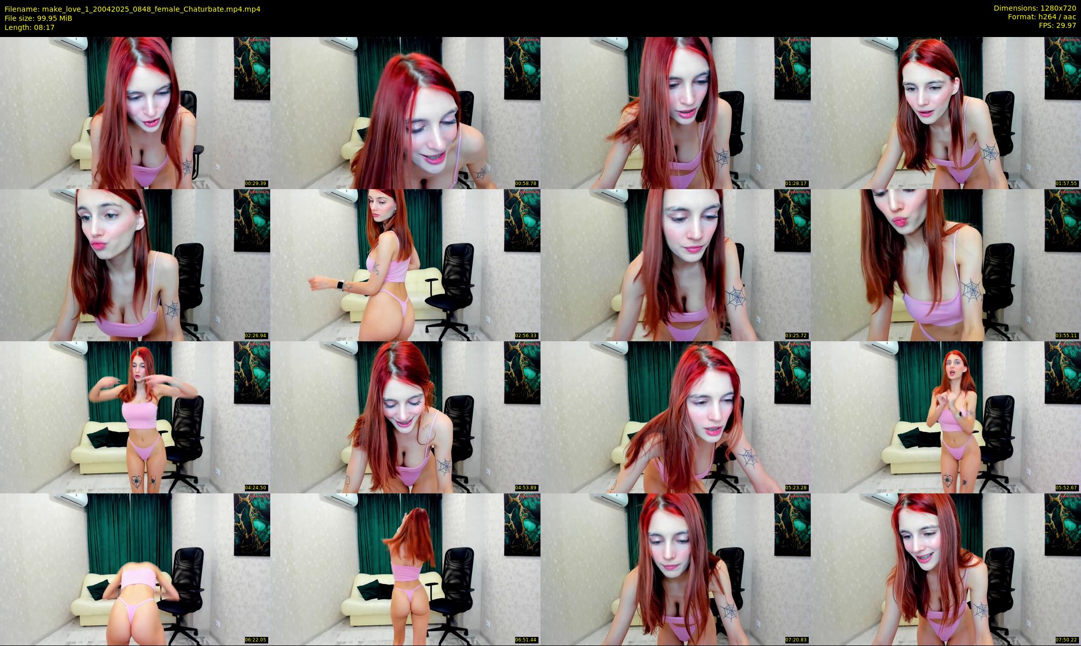 make_love_1 — 9 minute Chaturbate female cam show recording, 720p, Apr 20, 2025