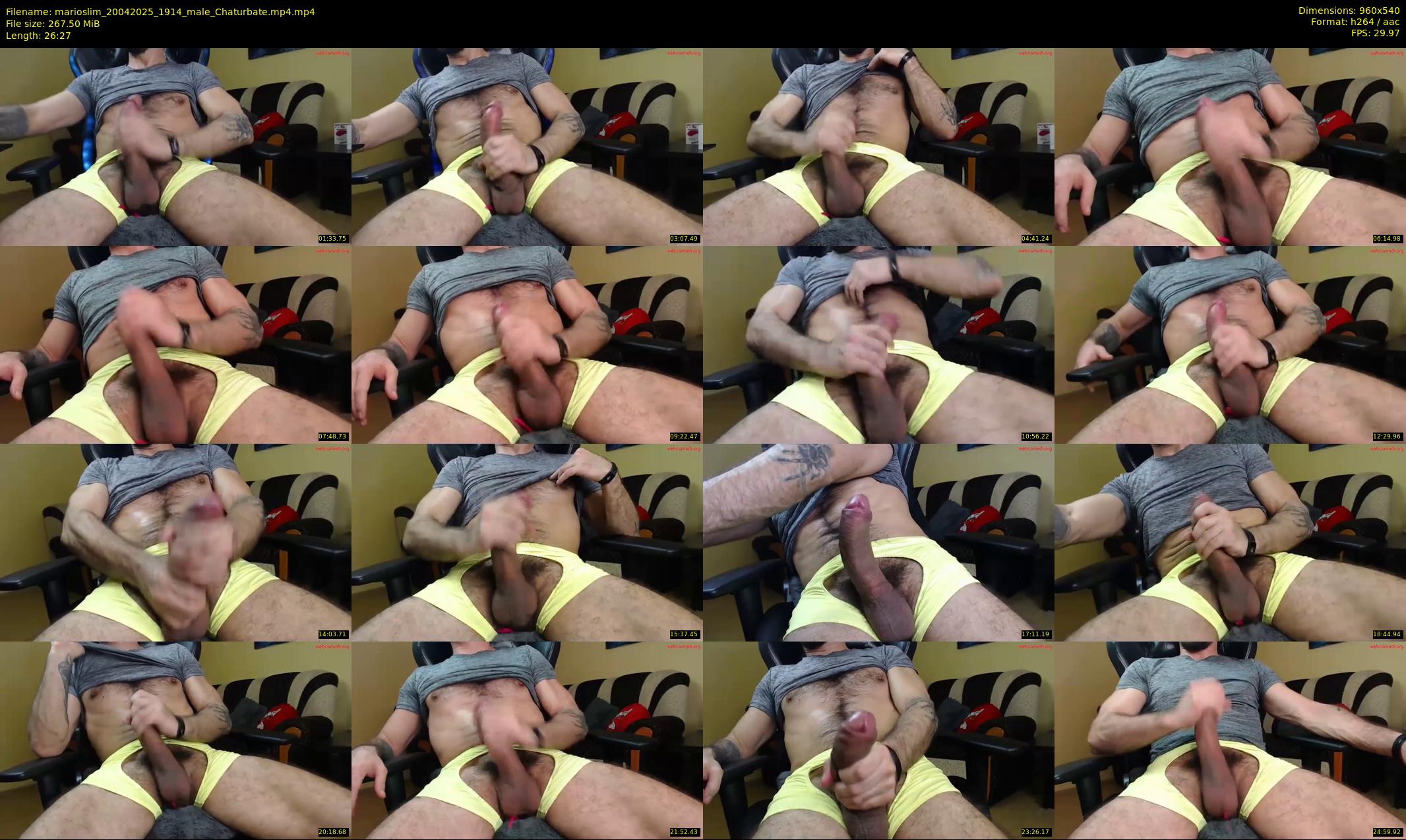 marioslim — 27 minute Chaturbate male cam show recording, 480p, Apr 20, 2025