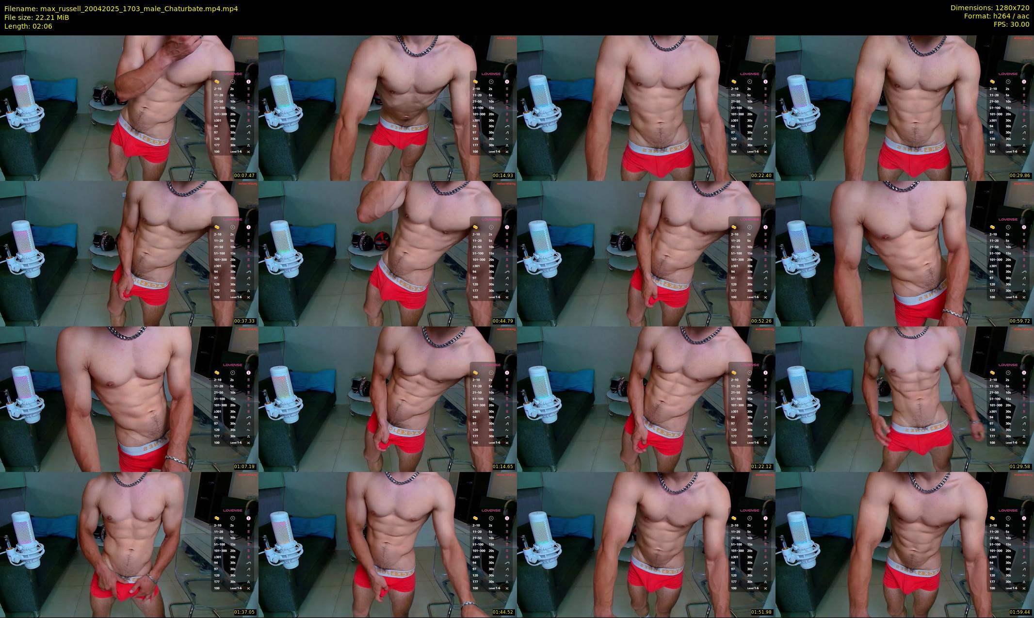 max_russell — 3 minute Chaturbate male cam show recording, 720p, Apr 20, 2025