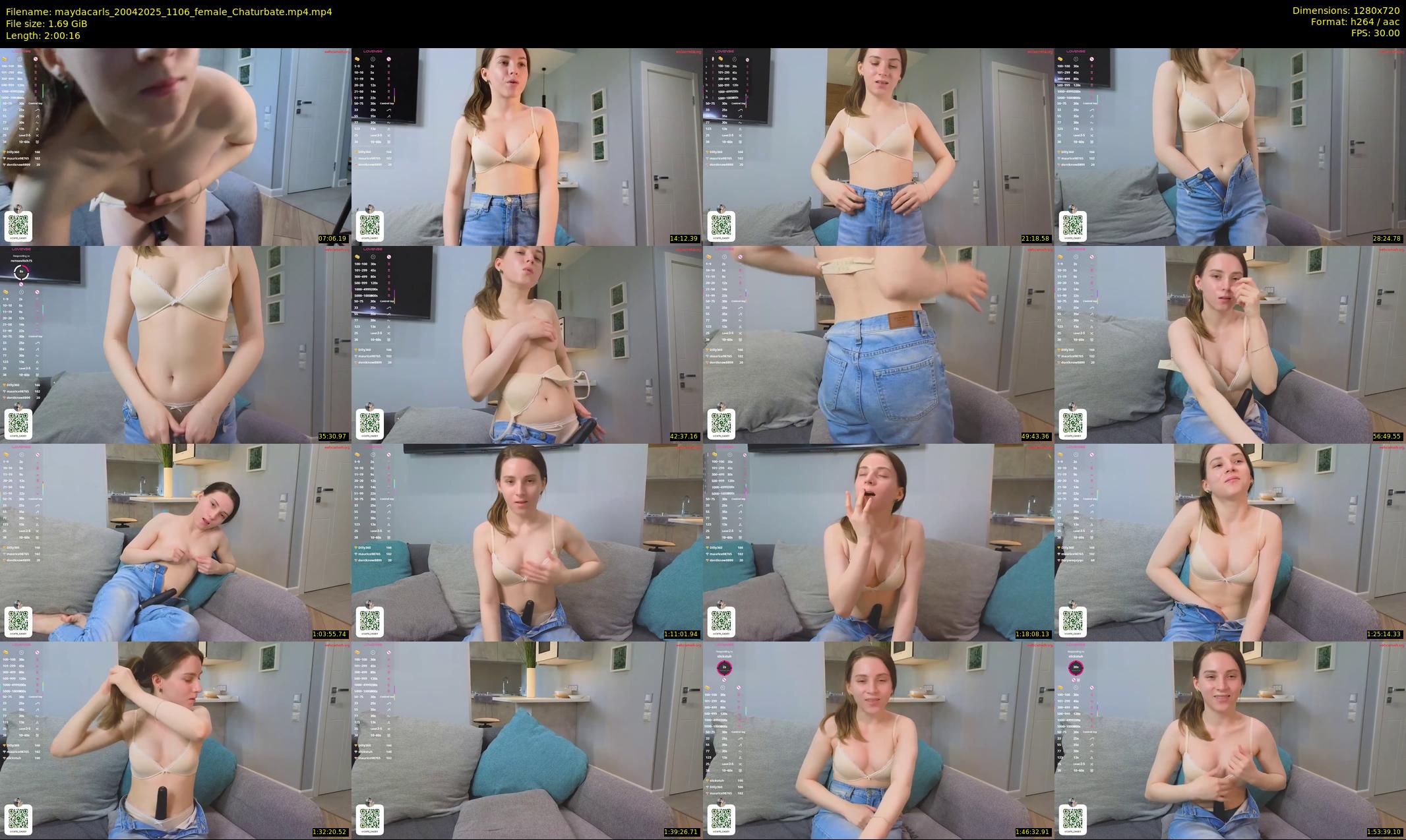 maydacarls — 121 minute Chaturbate female cam show recording, 720p, Apr 20, 2025