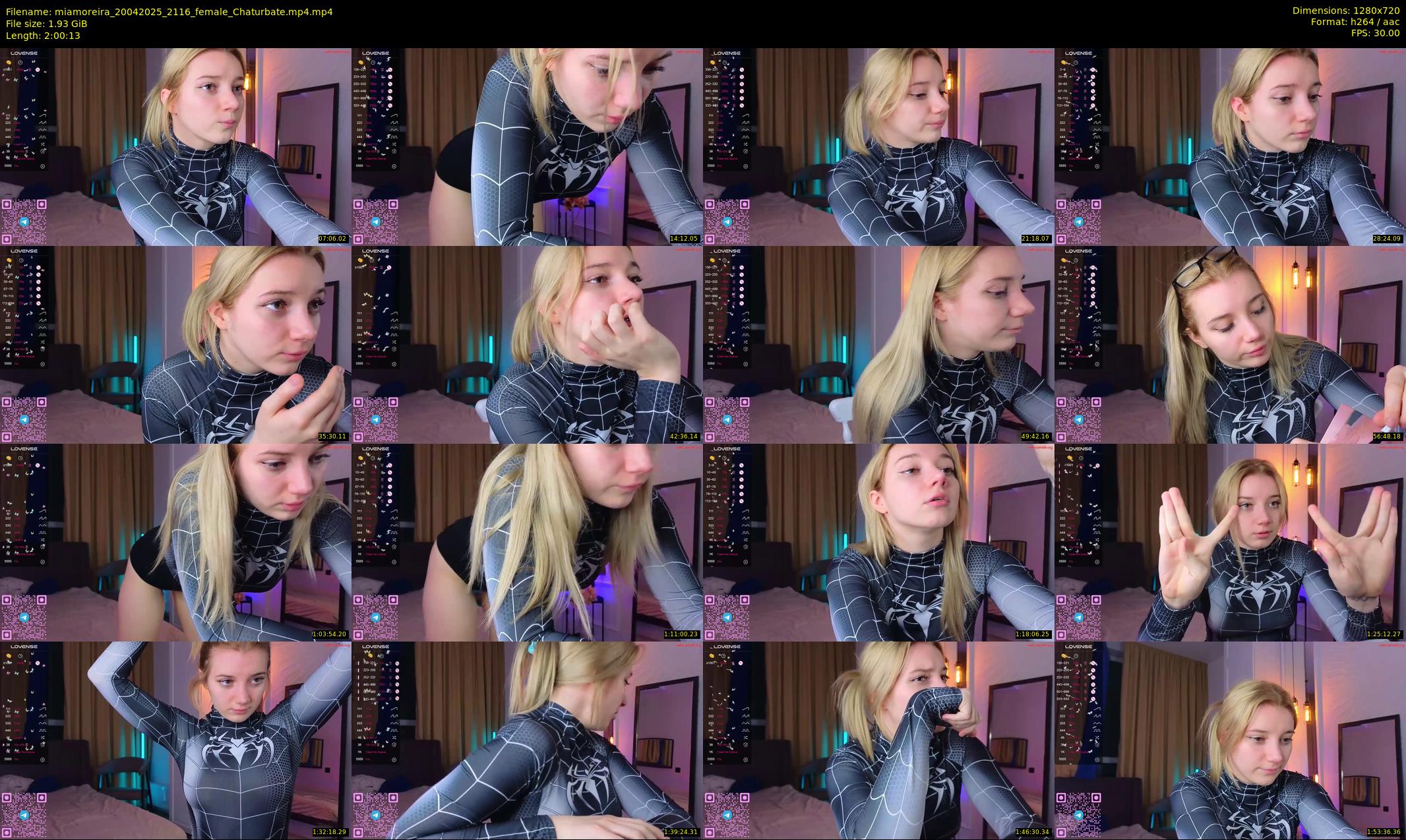 miamoreira — 121 minute Chaturbate female cam show recording, 720p, Apr 20, 2025