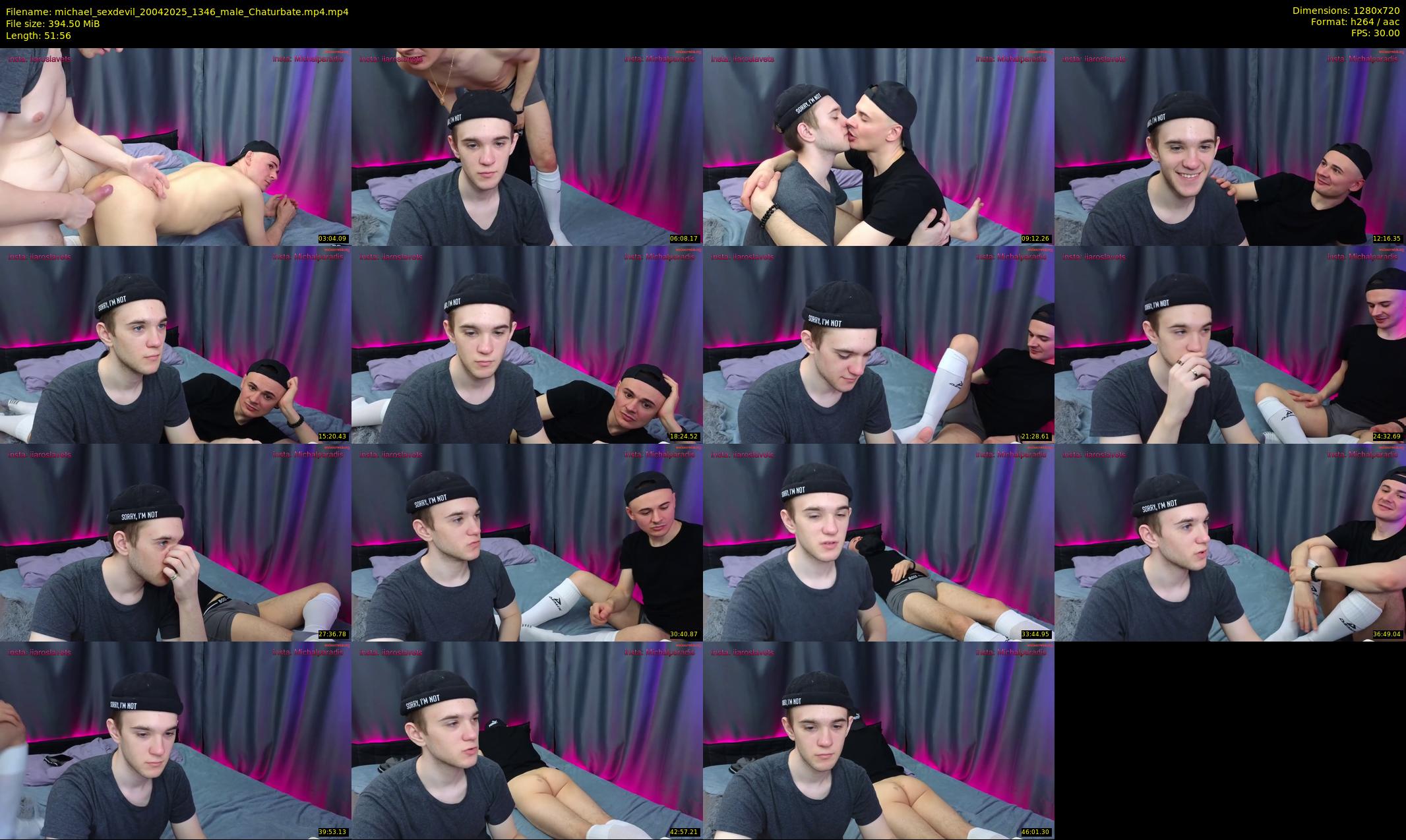 michael_sexdevil — 52 minute Chaturbate male cam show recording, 720p, Apr 20, 2025