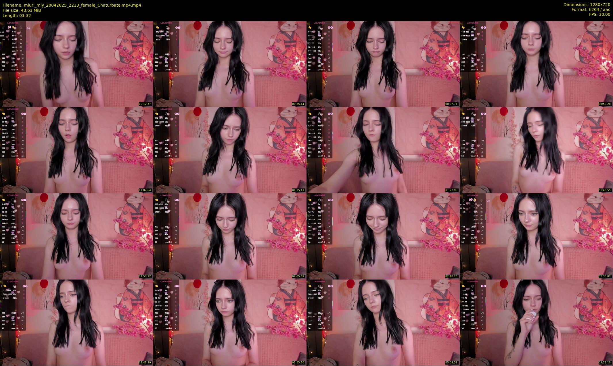 miuri_miy — 4 minute Chaturbate female cam show recording, 720p, Apr 20, 2025