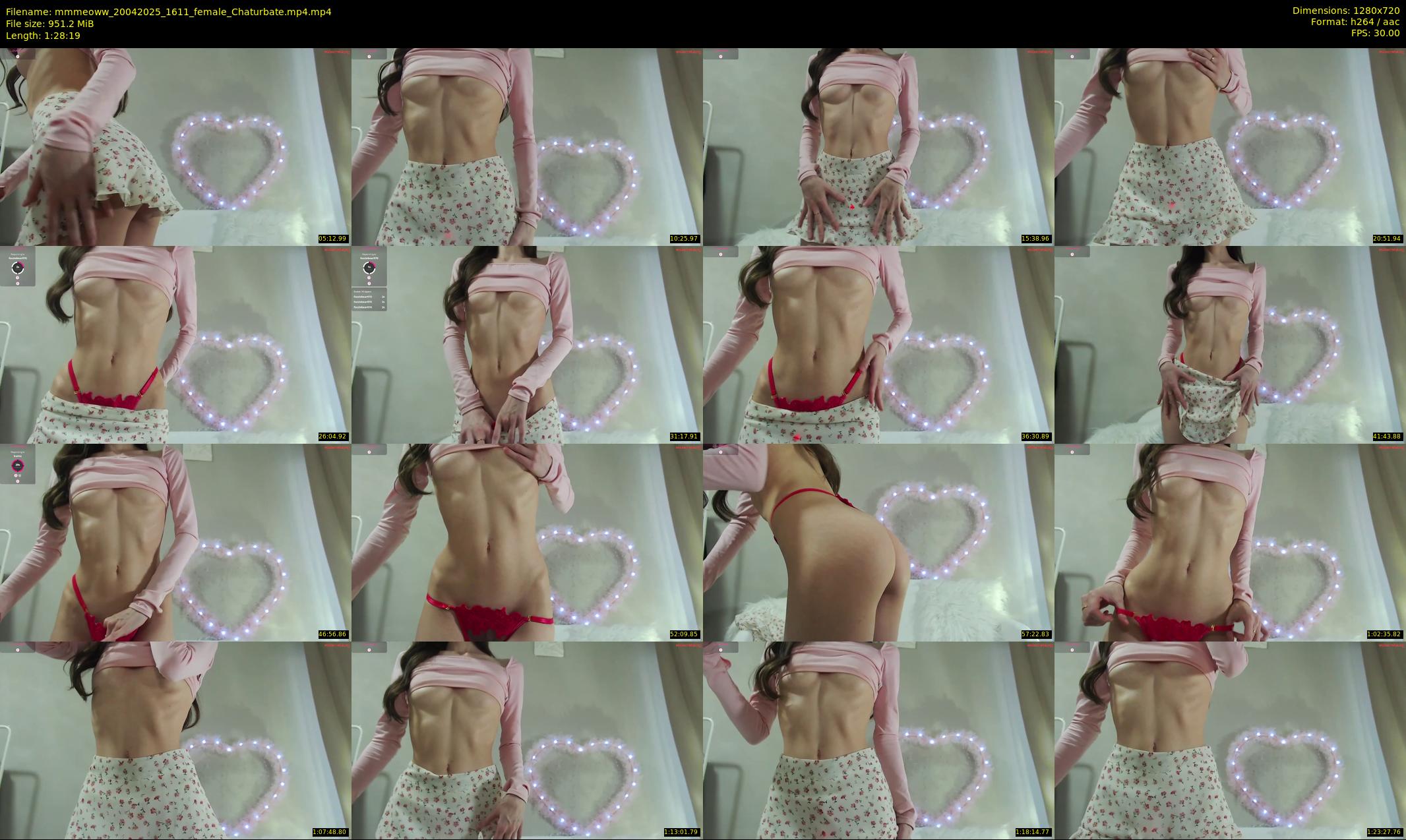 mmmeoww — 89 minute Chaturbate female cam show recording, 720p, Apr 20, 2025