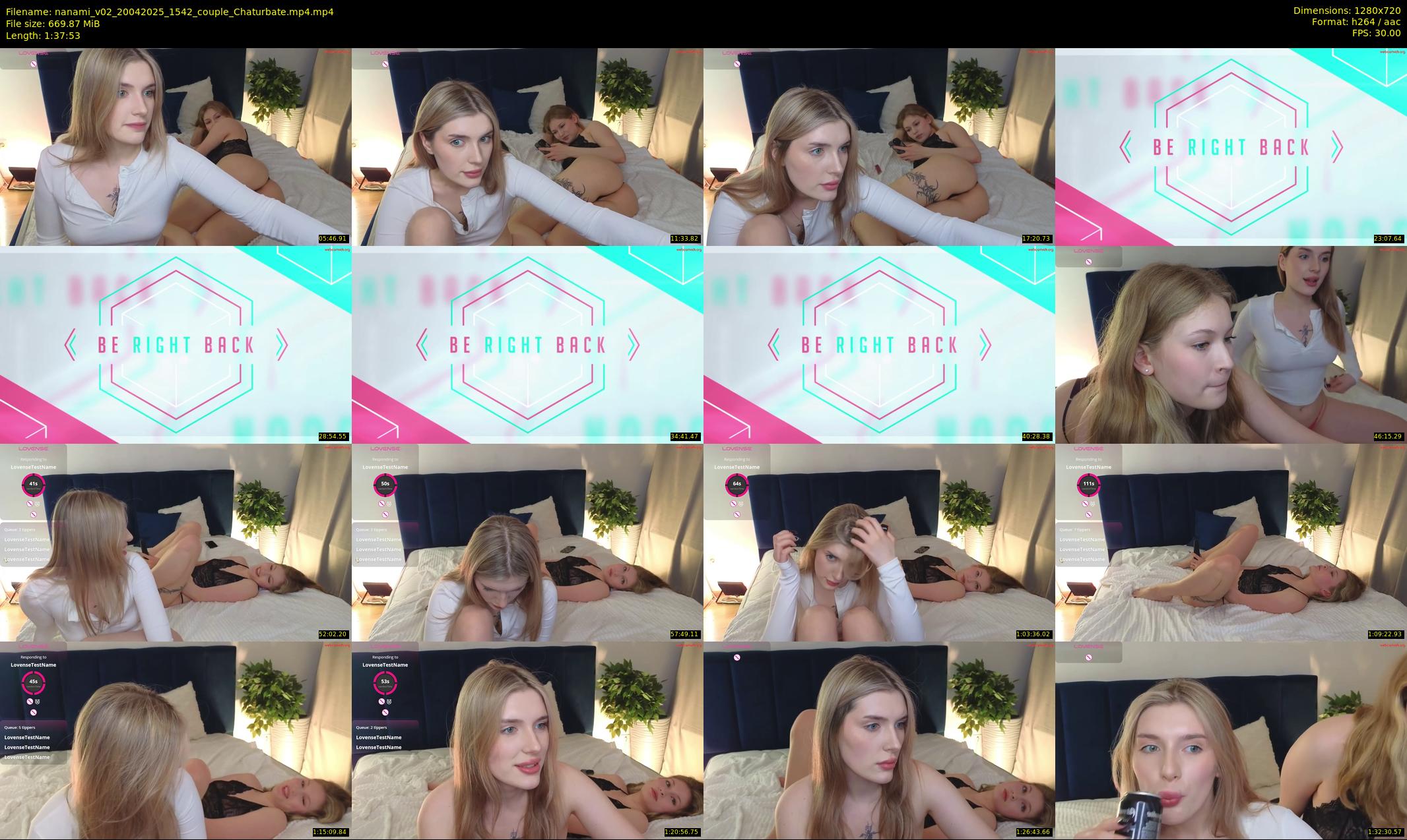 nanami_v02 — 98 minute Chaturbate couple cam show recording, 720p, Apr 20, 2025