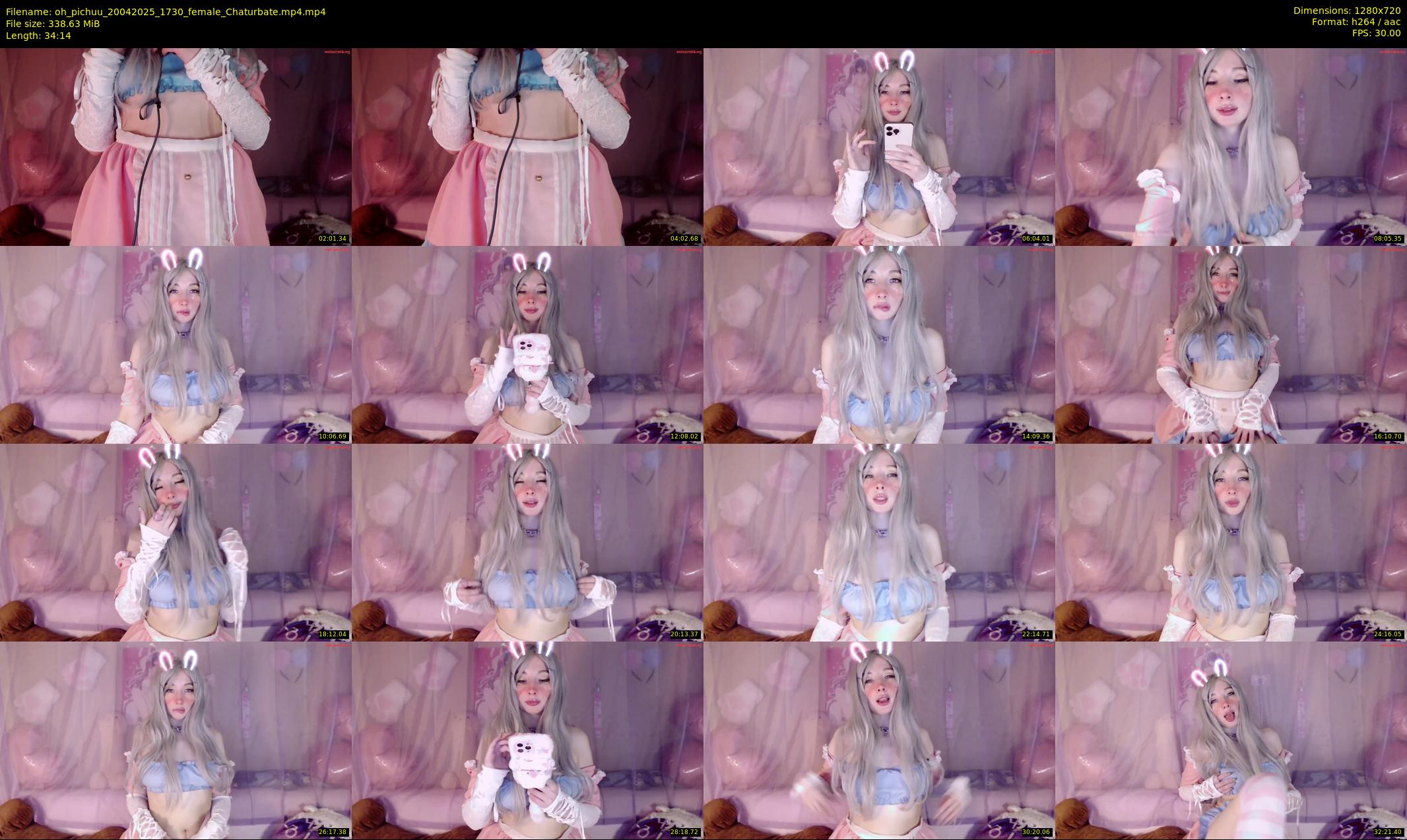 oh_pichuu — 35 minute Chaturbate female cam show recording, 720p, Apr 20, 2025