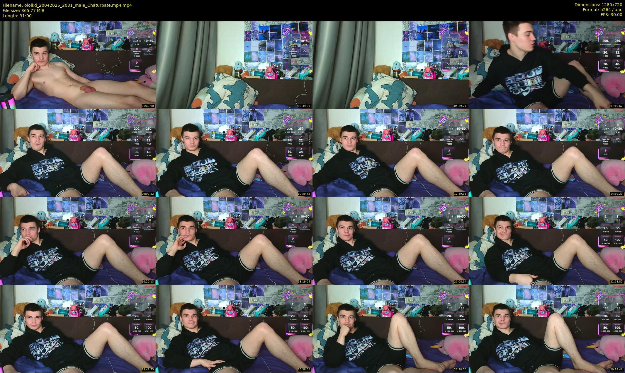 ololkd — 31 minute Chaturbate male cam show recording, 720p, Apr 20, 2025