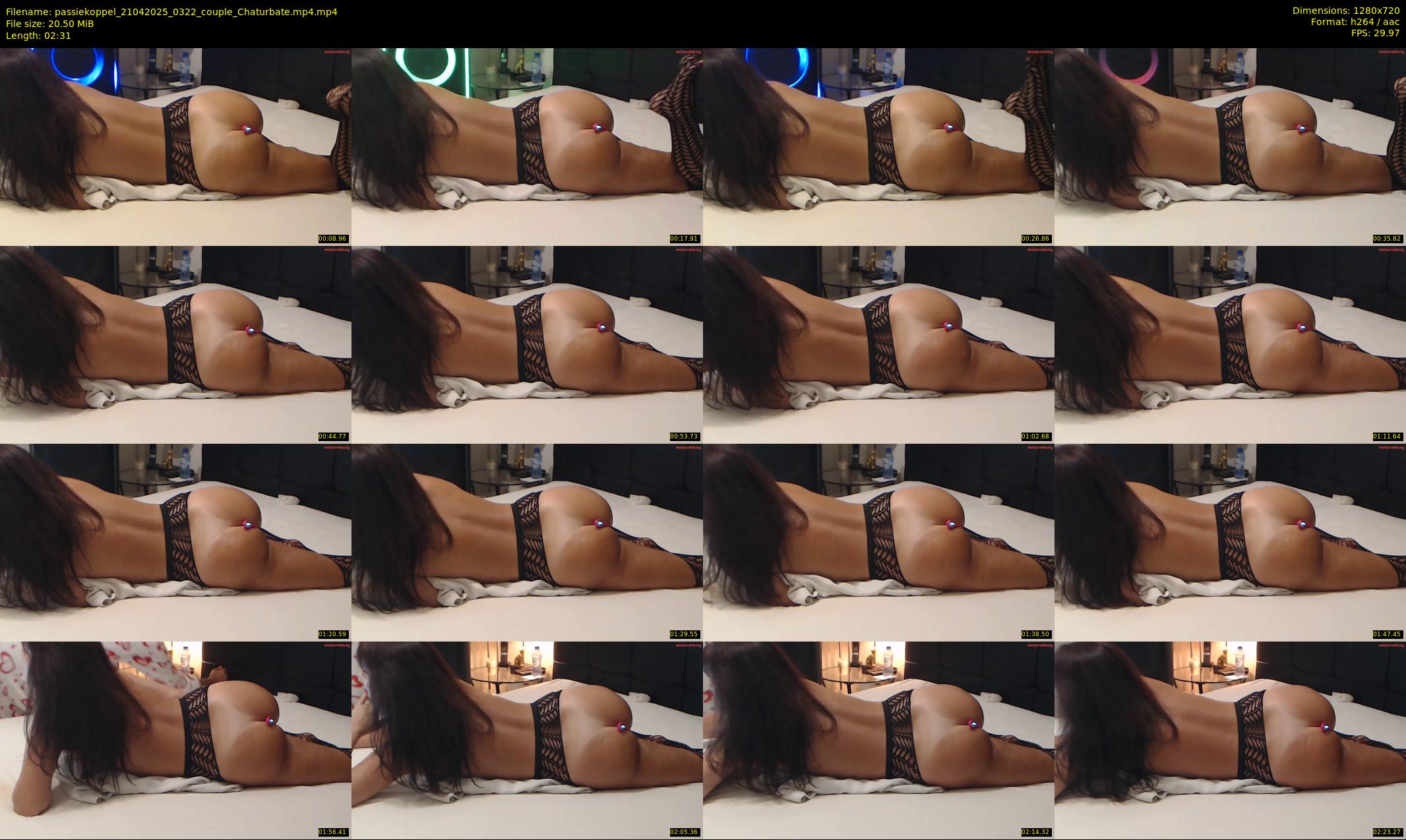 passiekoppel — 3 minute Chaturbate couple cam show recording, 720p, Apr 21, 2025