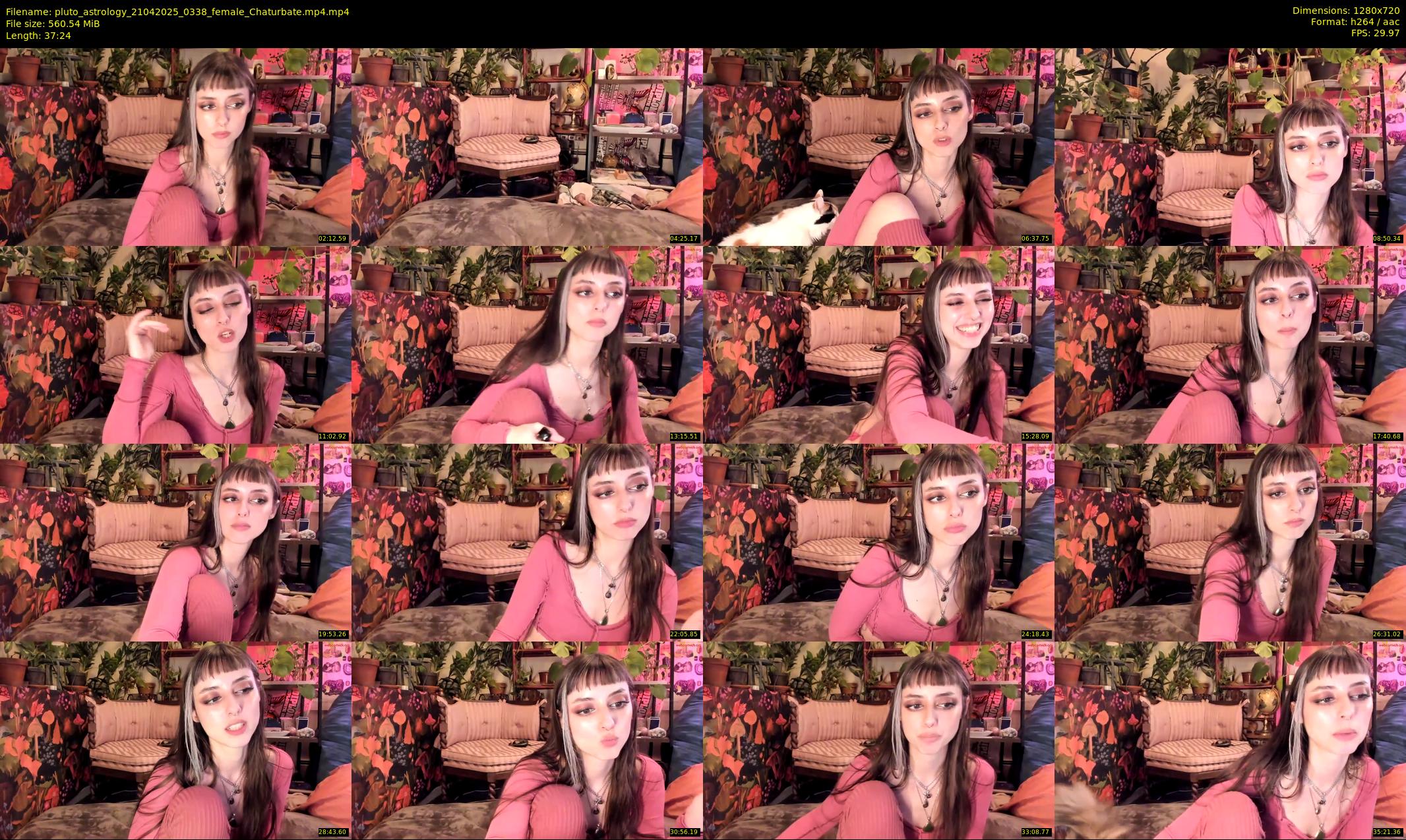 pluto_astrology — 38 minute Chaturbate female cam show recording, 720p, Apr 21, 2025