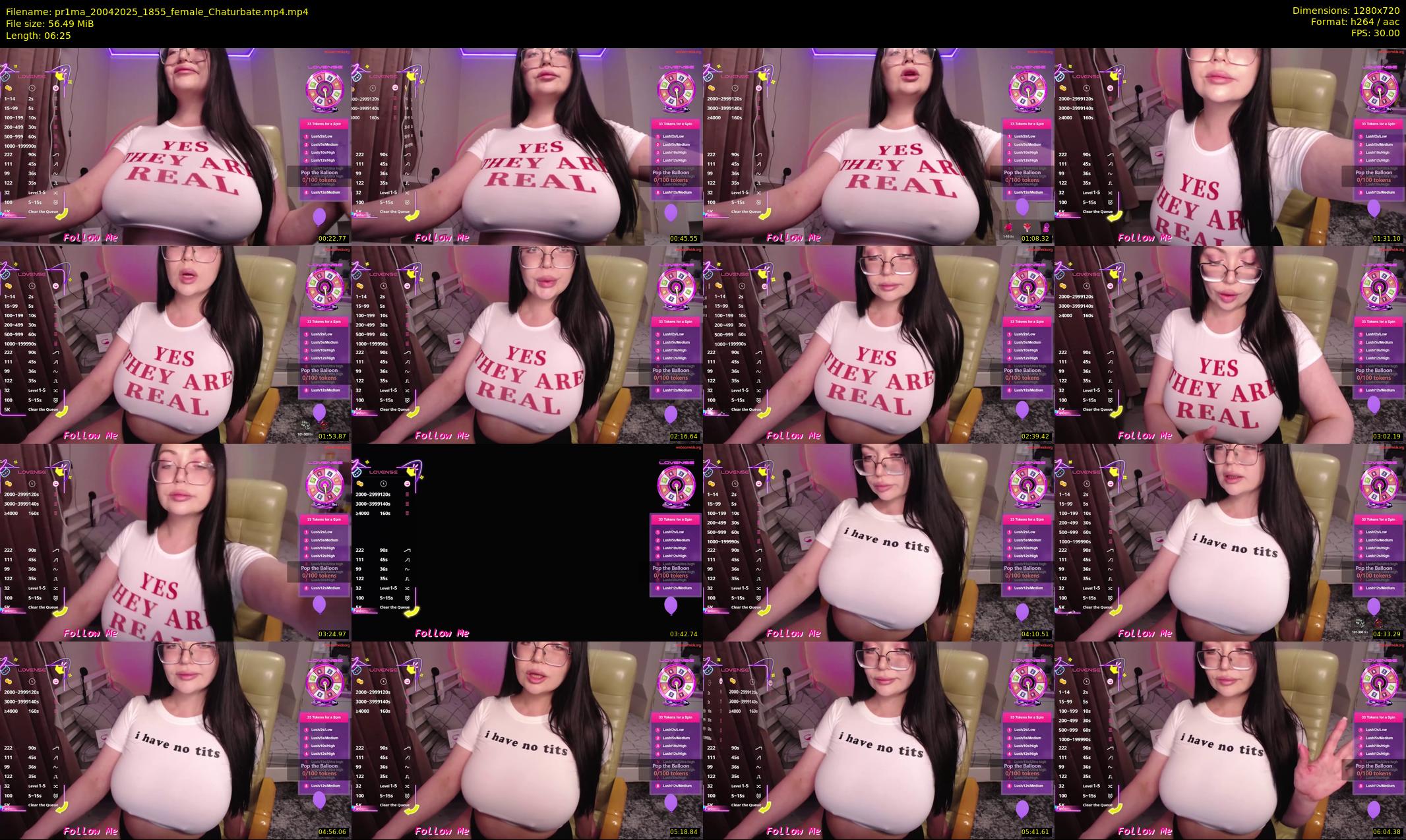 pr1ma — 7 minute Chaturbate female cam show recording, 720p, Apr 20, 2025