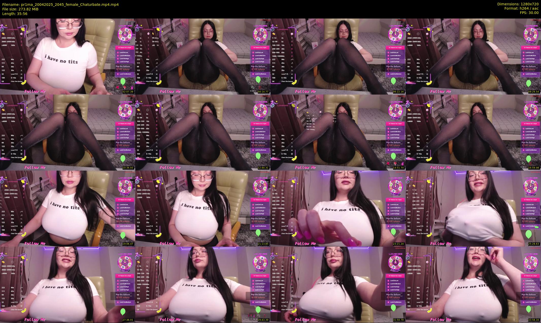 pr1ma — 36 minute Chaturbate female cam show recording, 720p, Apr 20, 2025