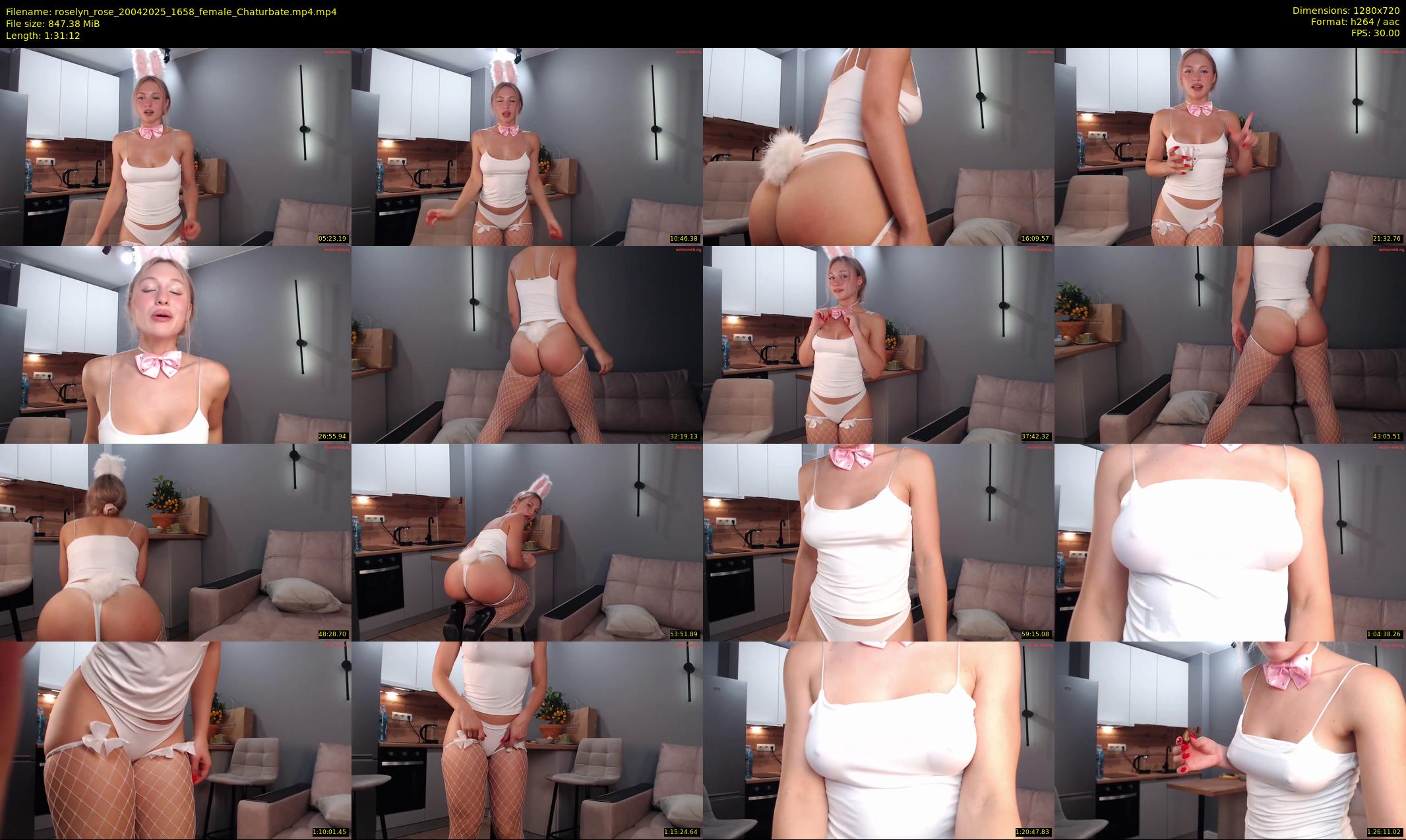 roselyn_rose — 92 minute Chaturbate female cam show recording, 720p, Apr 20, 2025