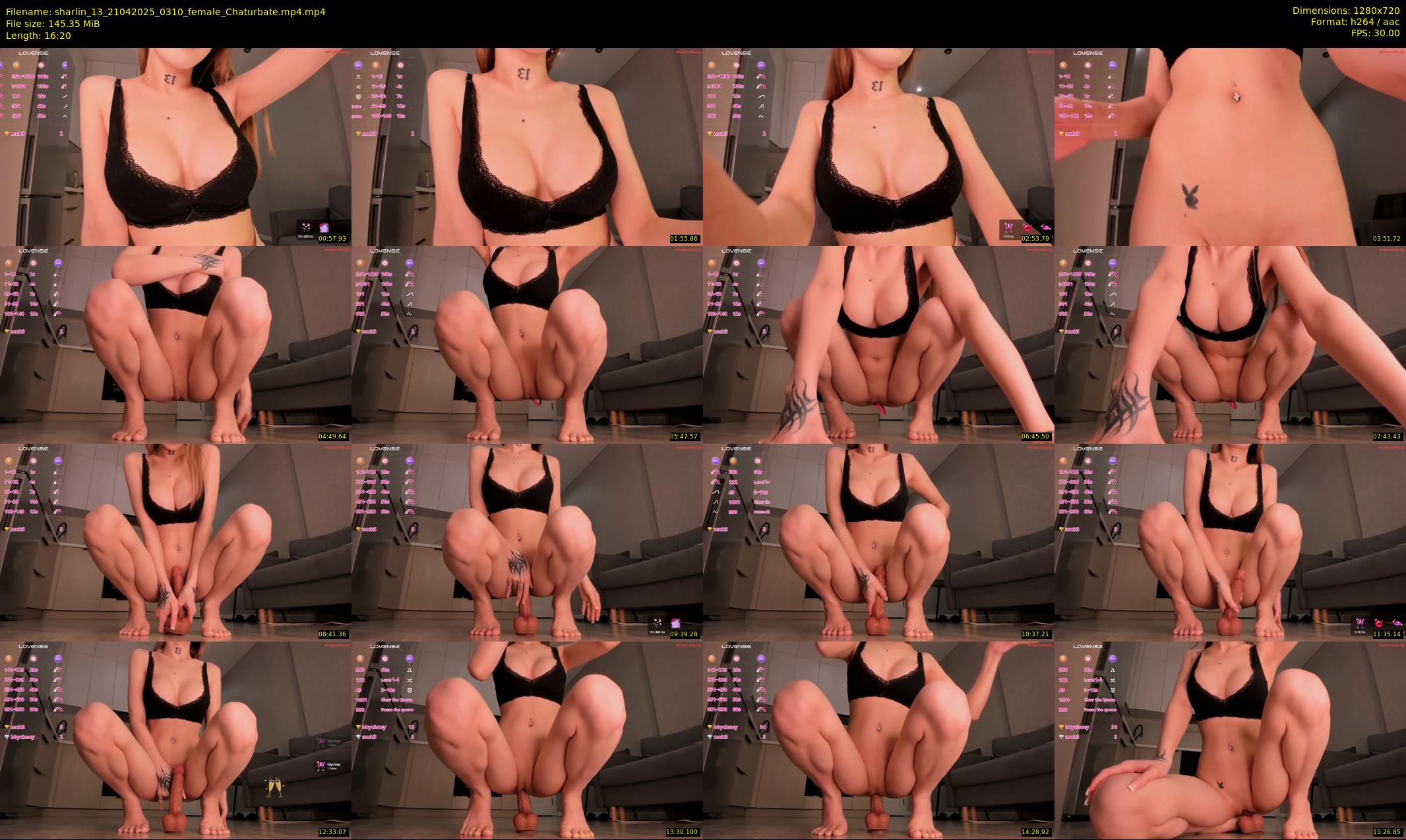 sharlin_13 — 17 minute Chaturbate female cam show recording, 720p, Apr 21, 2025