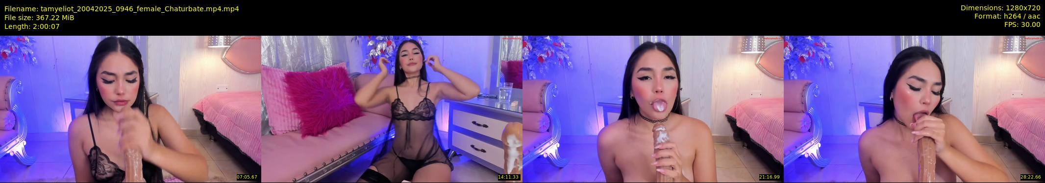 tamyeliot — 121 minute Chaturbate female cam show recording, 720p, Apr 20, 2025