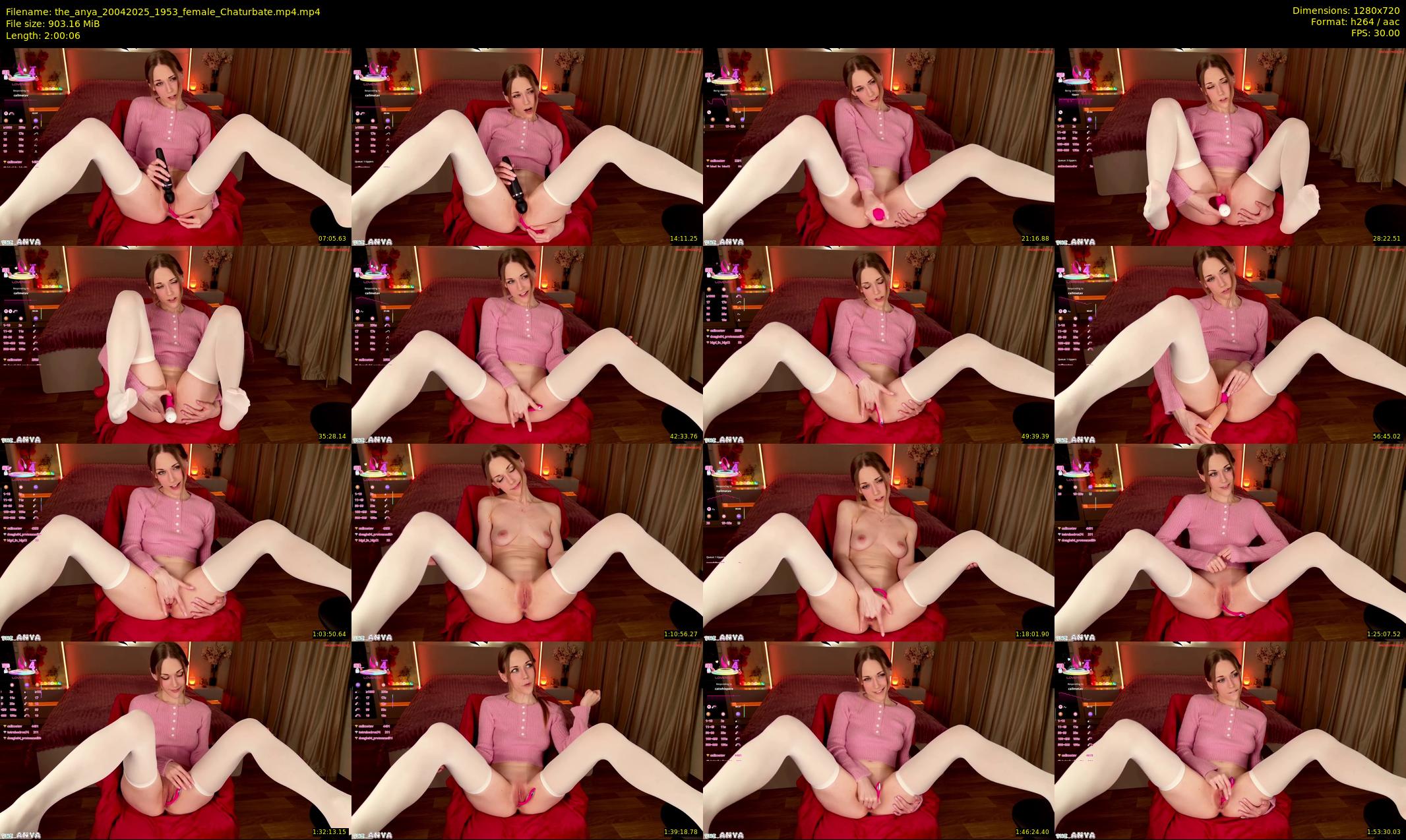 the_anya — 121 minute Chaturbate female cam show recording, 720p, Apr 20, 2025
