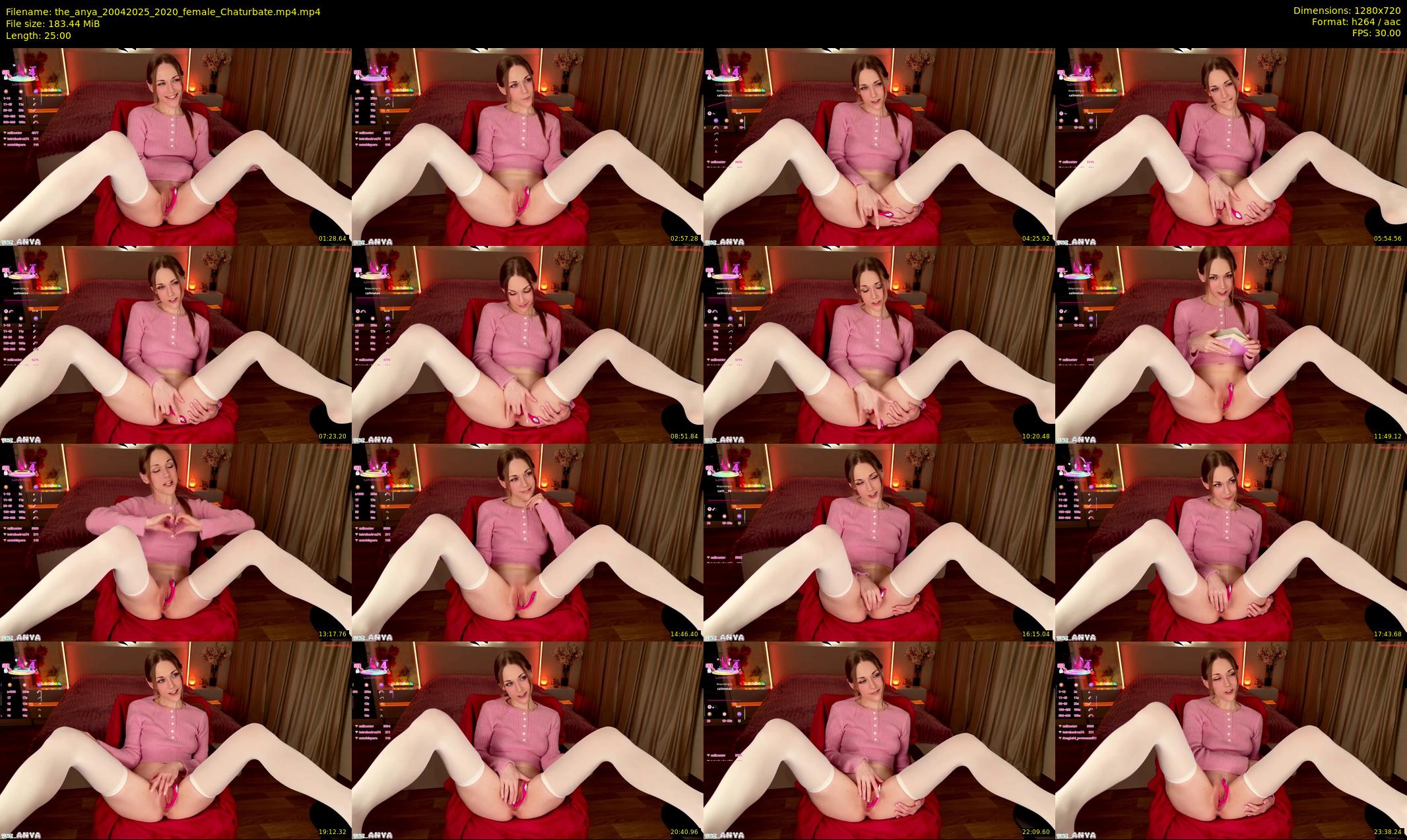 the_anya — 25 minute Chaturbate female cam show recording, 720p, Apr 20, 2025