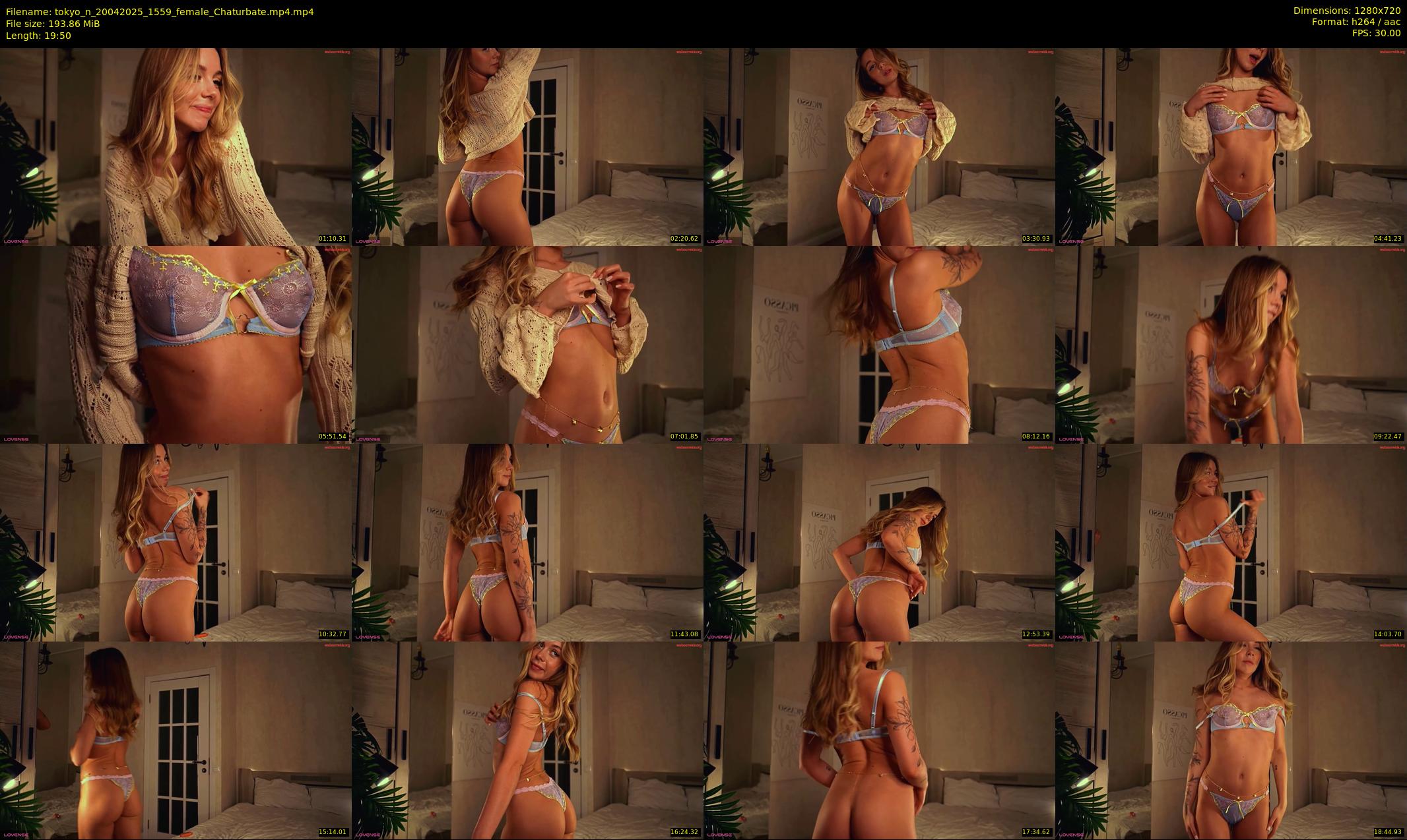 tokyo_n — 20 minute Chaturbate female cam show recording, 720p, Apr 20, 2025