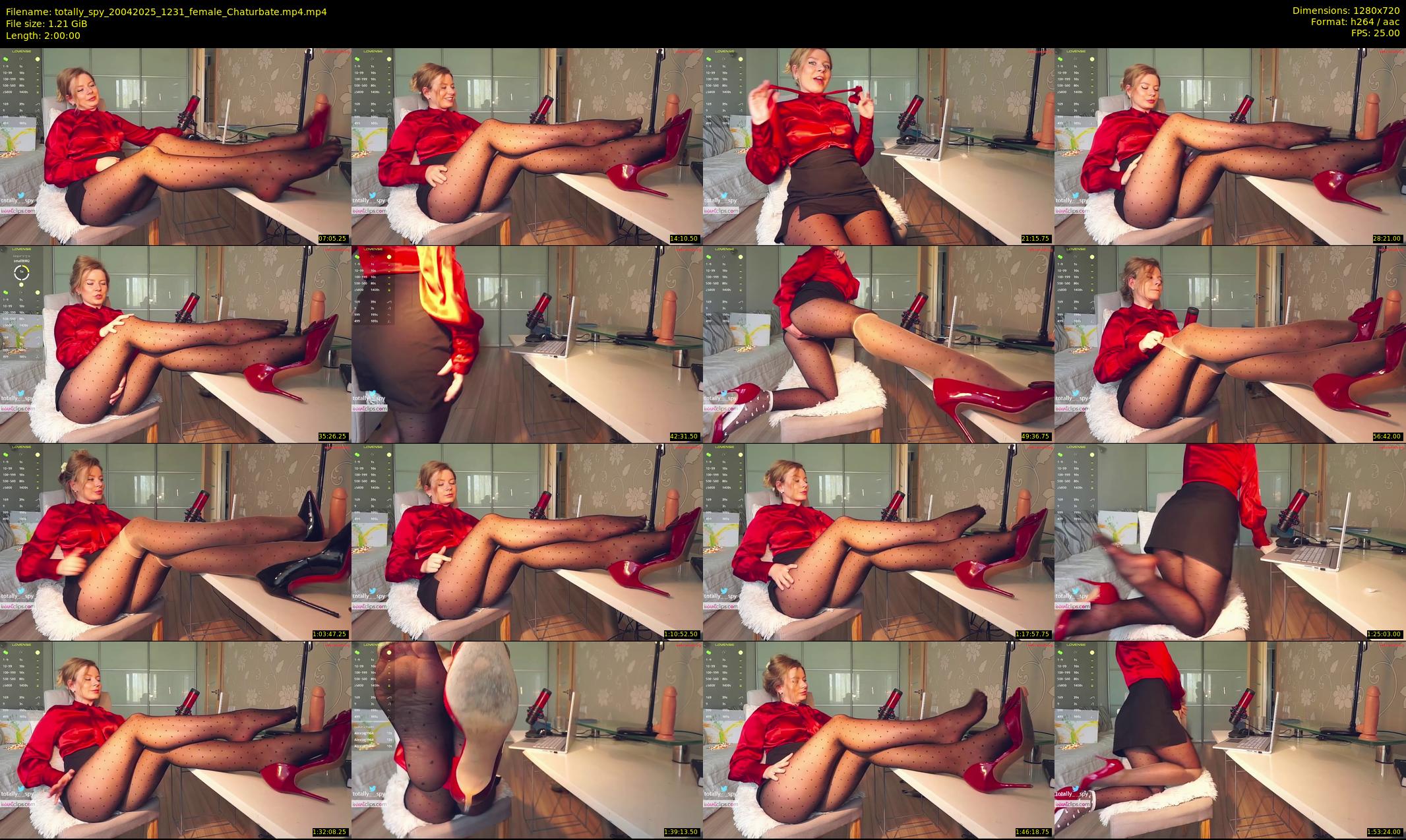 totally_spy — 120 minute Chaturbate female cam show recording, 720p, Apr 20, 2025