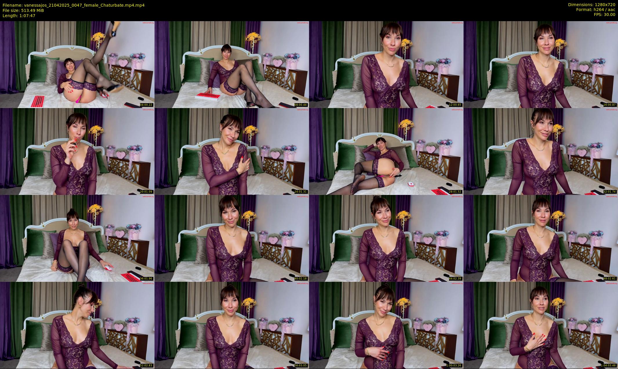 vanessajos — 68 minute Chaturbate female cam show recording, 720p, Apr 21, 2025