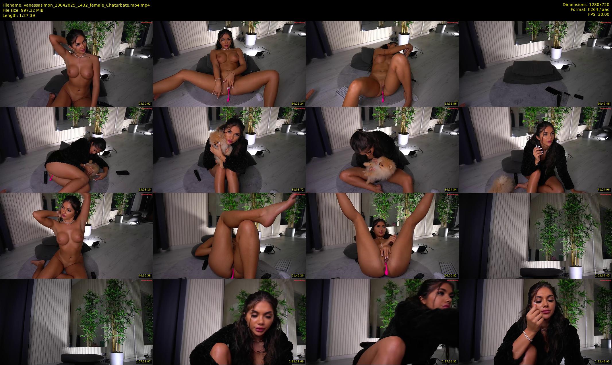 vanessasimon — 88 minute Chaturbate female cam show recording, 720p, Apr 20, 2025